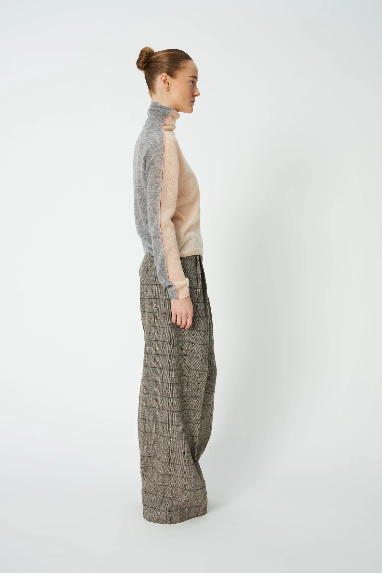 Stella Nova Alpaca Turtleneck Sweater 558 Pale Pink
