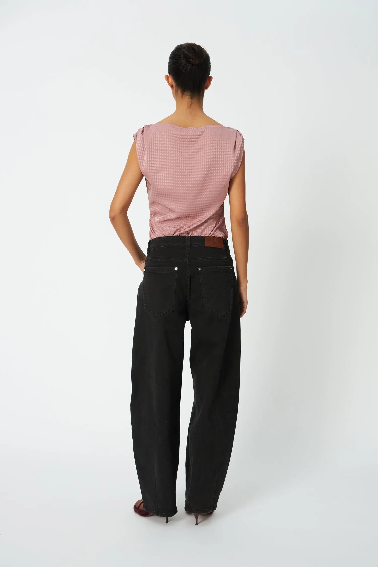 Stella Nova Barrel Fit Jeans Pants 993 Almost black