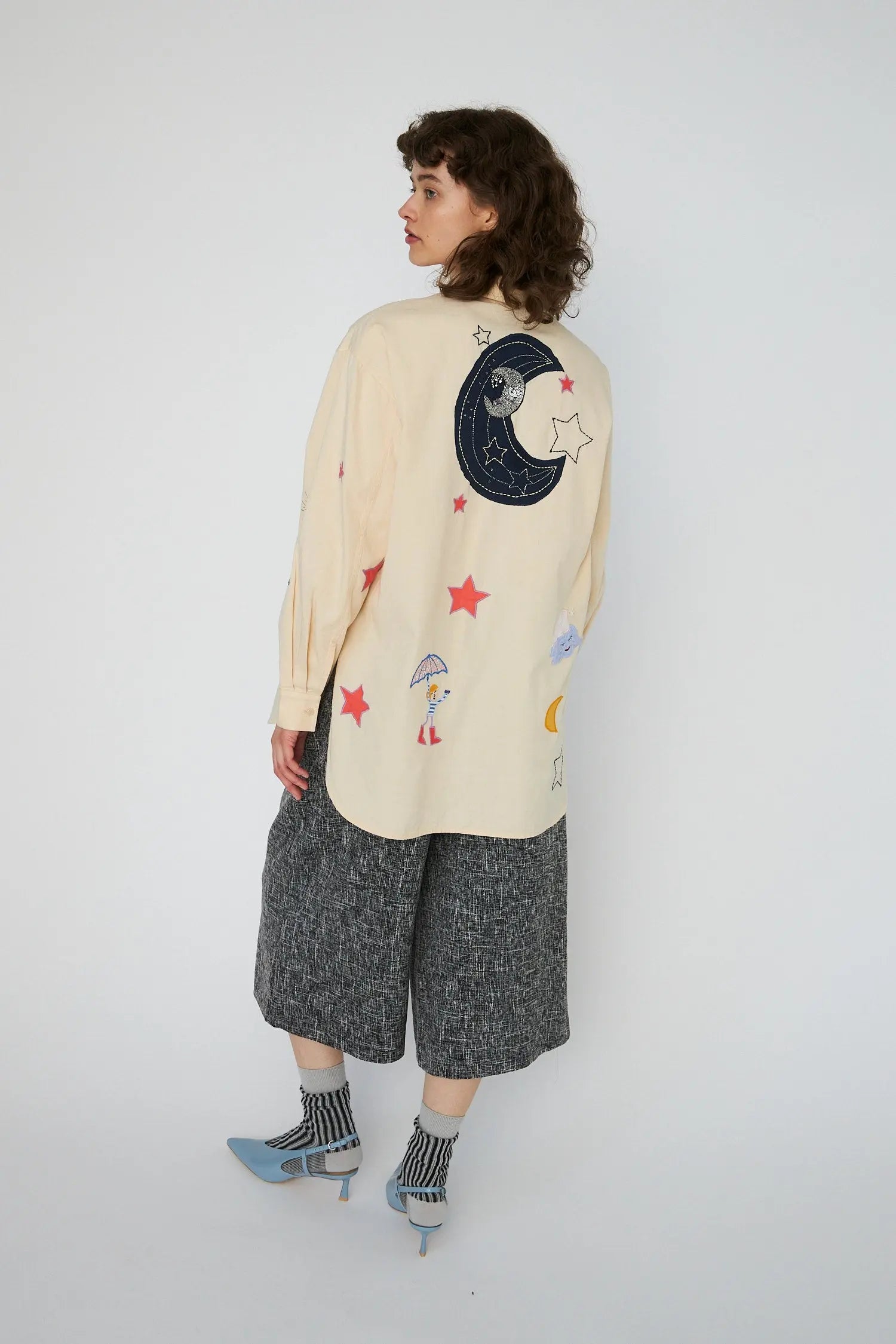 Stella Nova Bead Embellished Shirt Shirt 053 Creme Brûlée