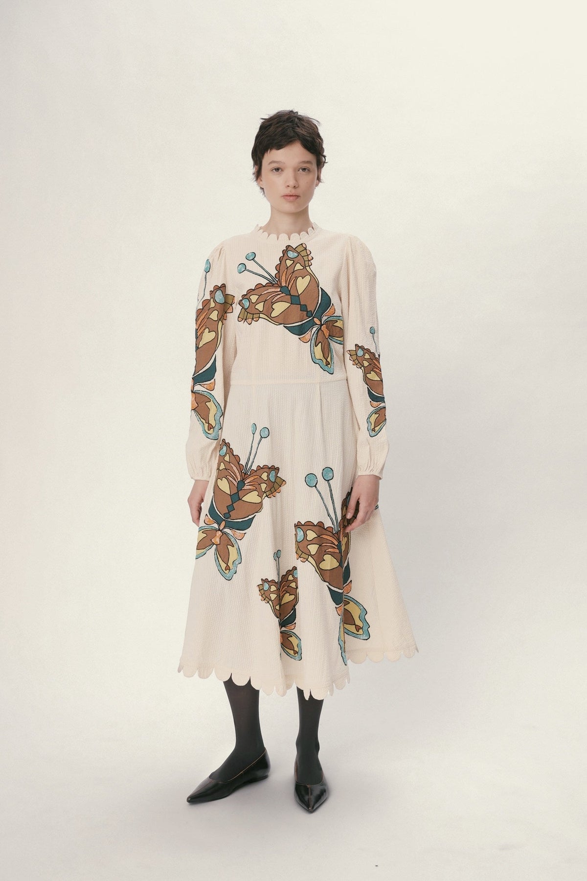 Stella Nova Butterfly Dress Dress 036 Creme Tones