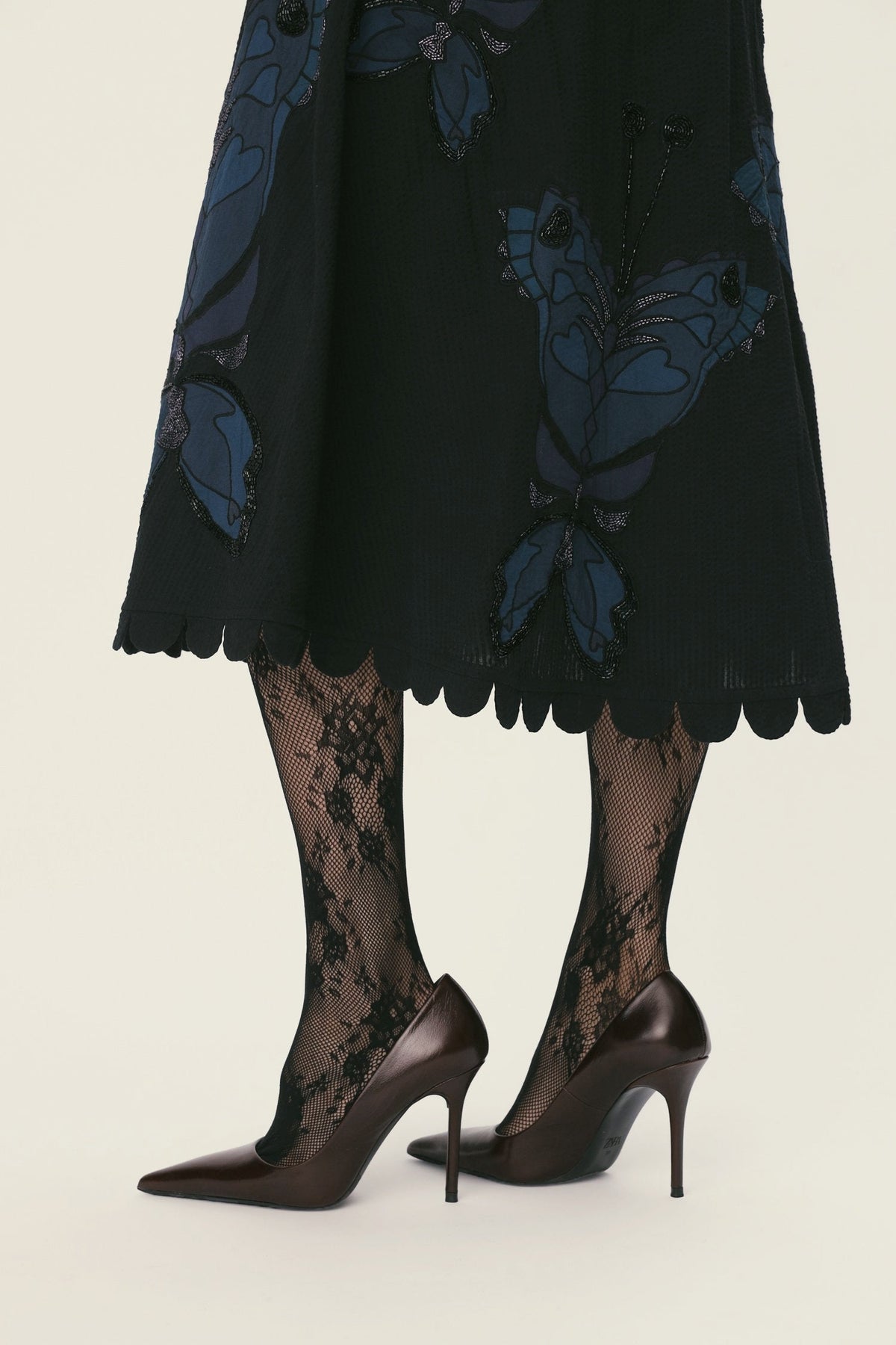 Stella Nova Butterfly Dress Dress 324 Dark Ocean Black