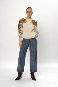Butterfly Top - Creme Tones