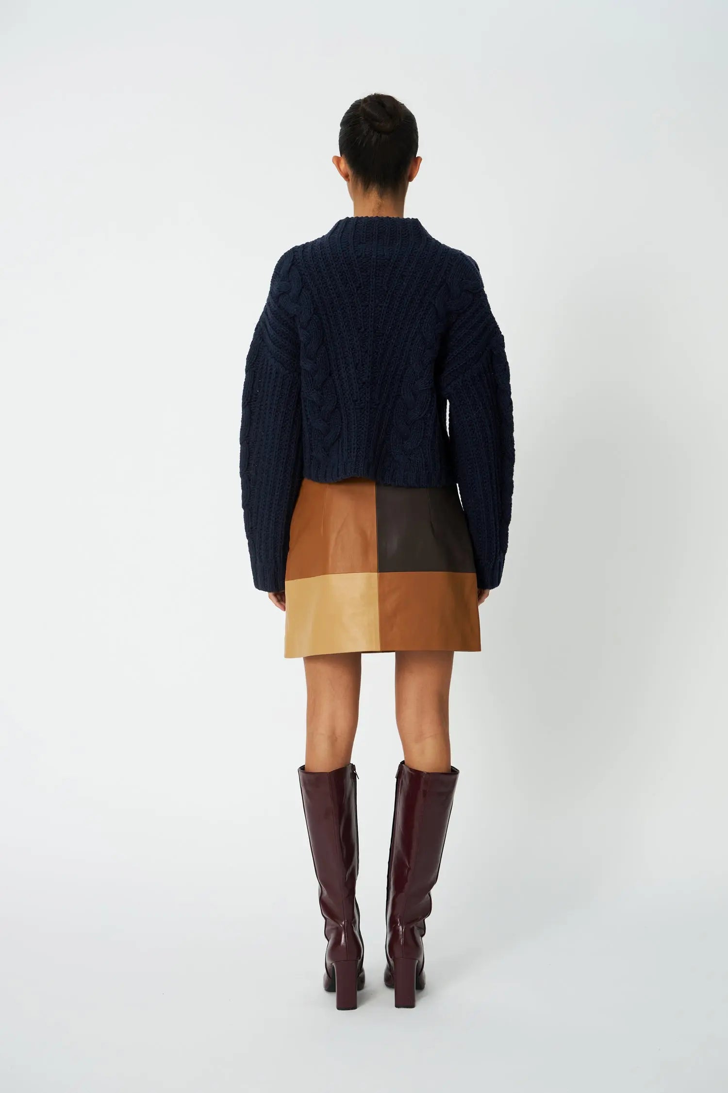 Stella Nova Cable Sweater Sweater 395 Navy