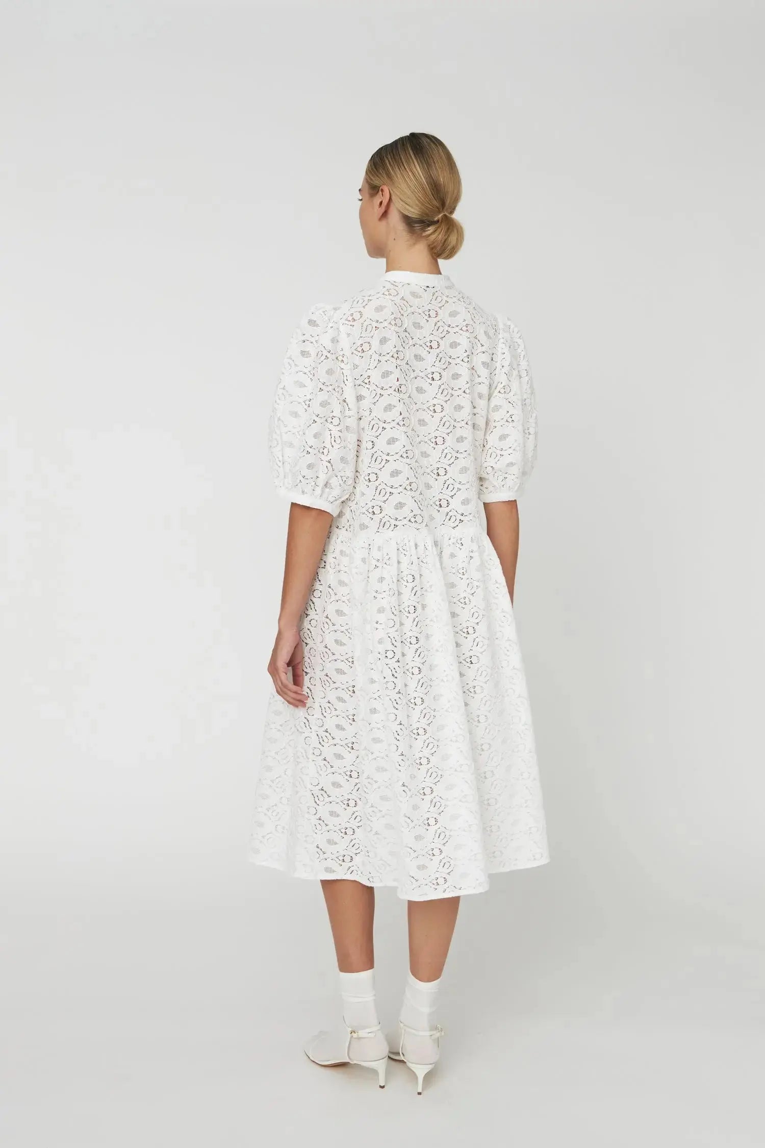 Stella Nova Cotton Lace Dress Dress 001 White