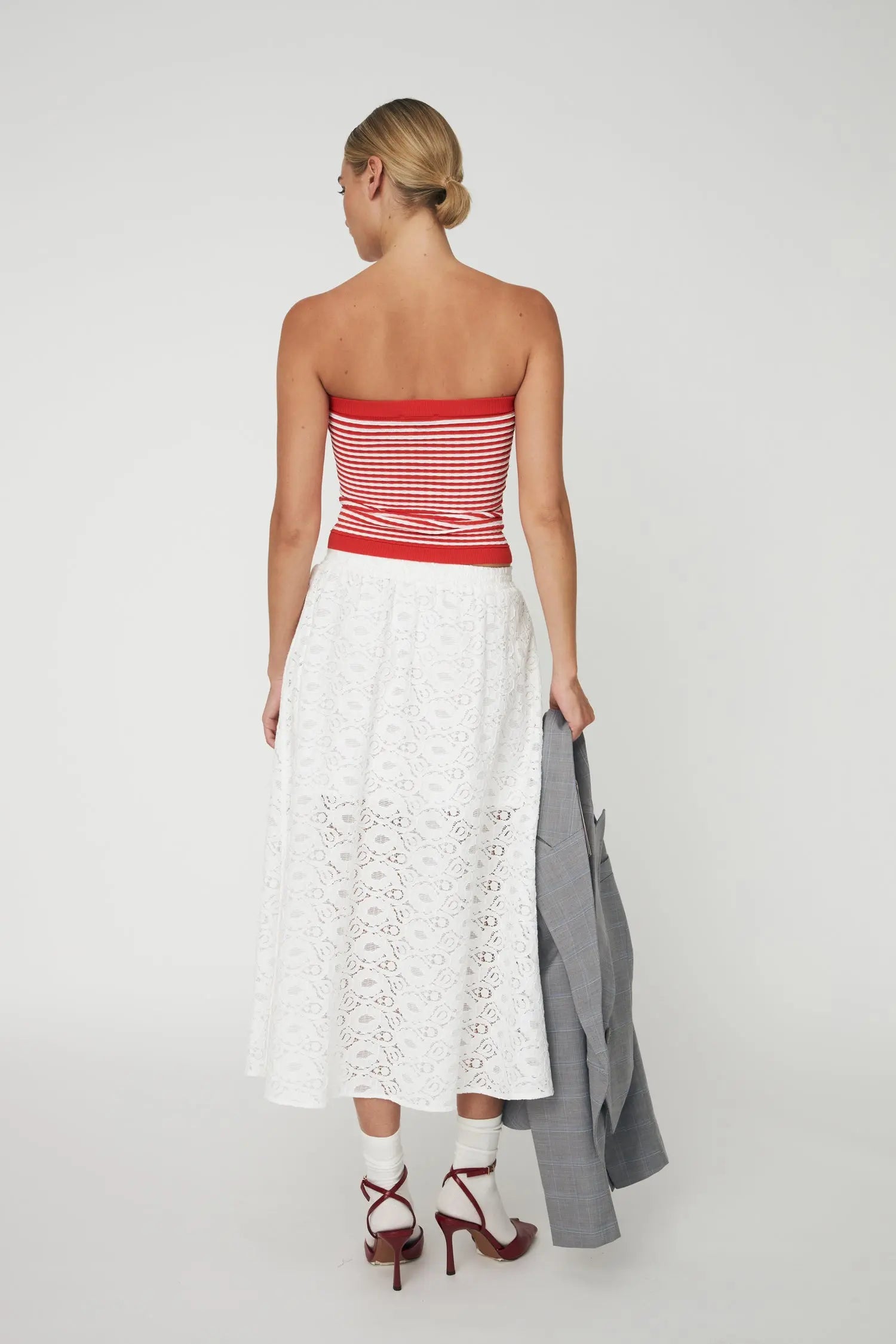 Stella Nova Cotton Lace Skirt Skirt 001 White