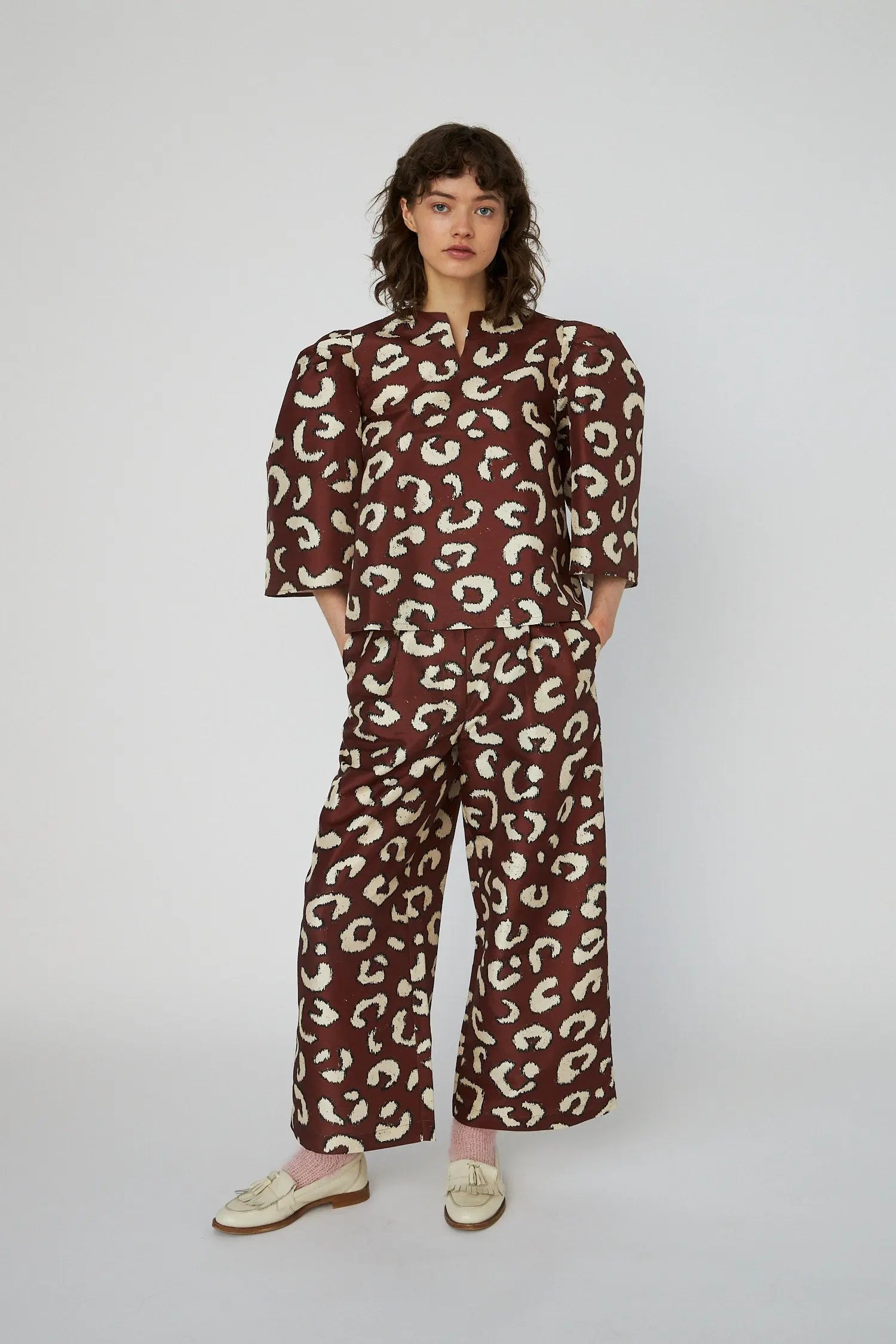 Stella Nova Crisp Blouse Blouse 081 Leopard