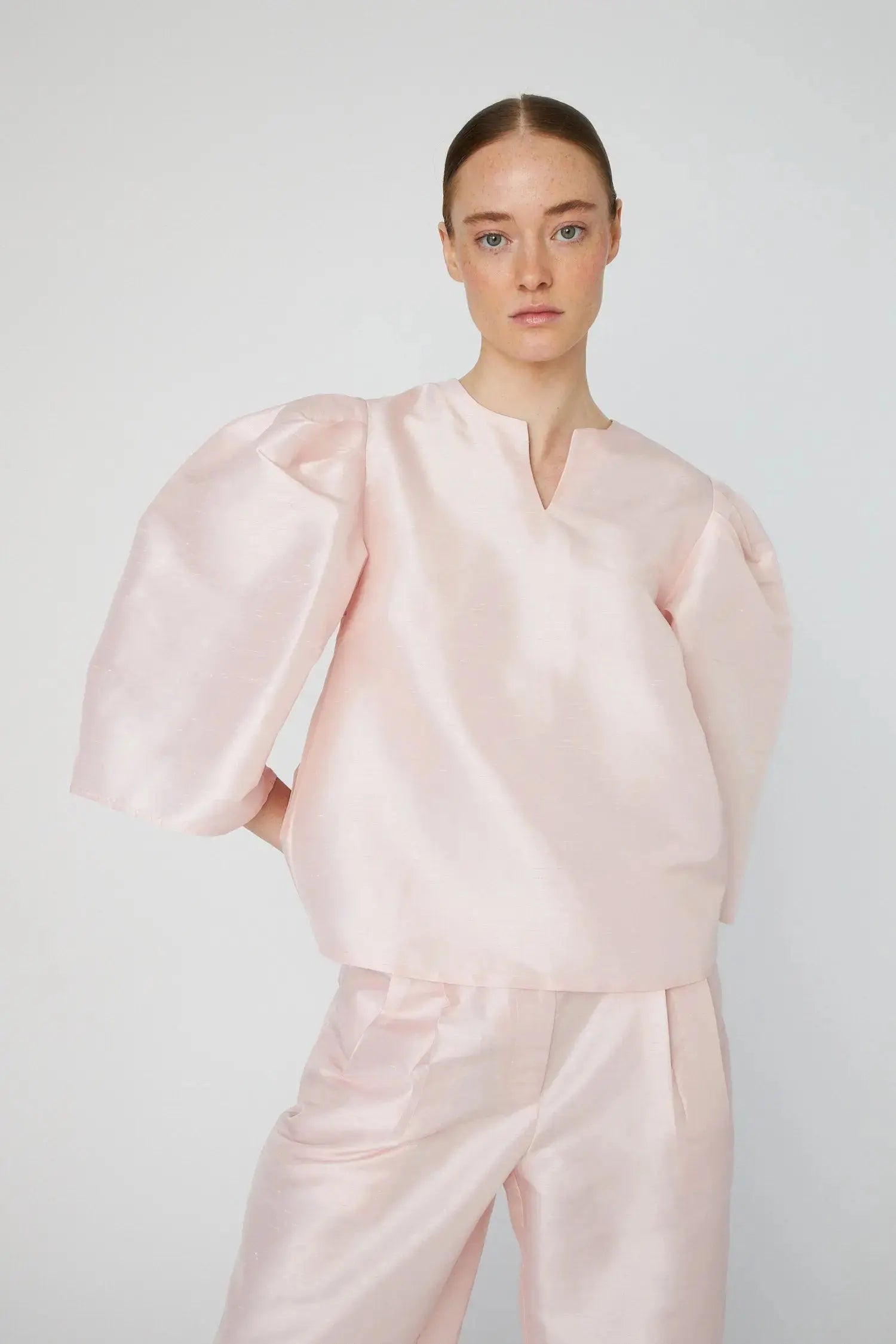 Stella Nova Crisp Blouse Blouse 558 Pale Pink