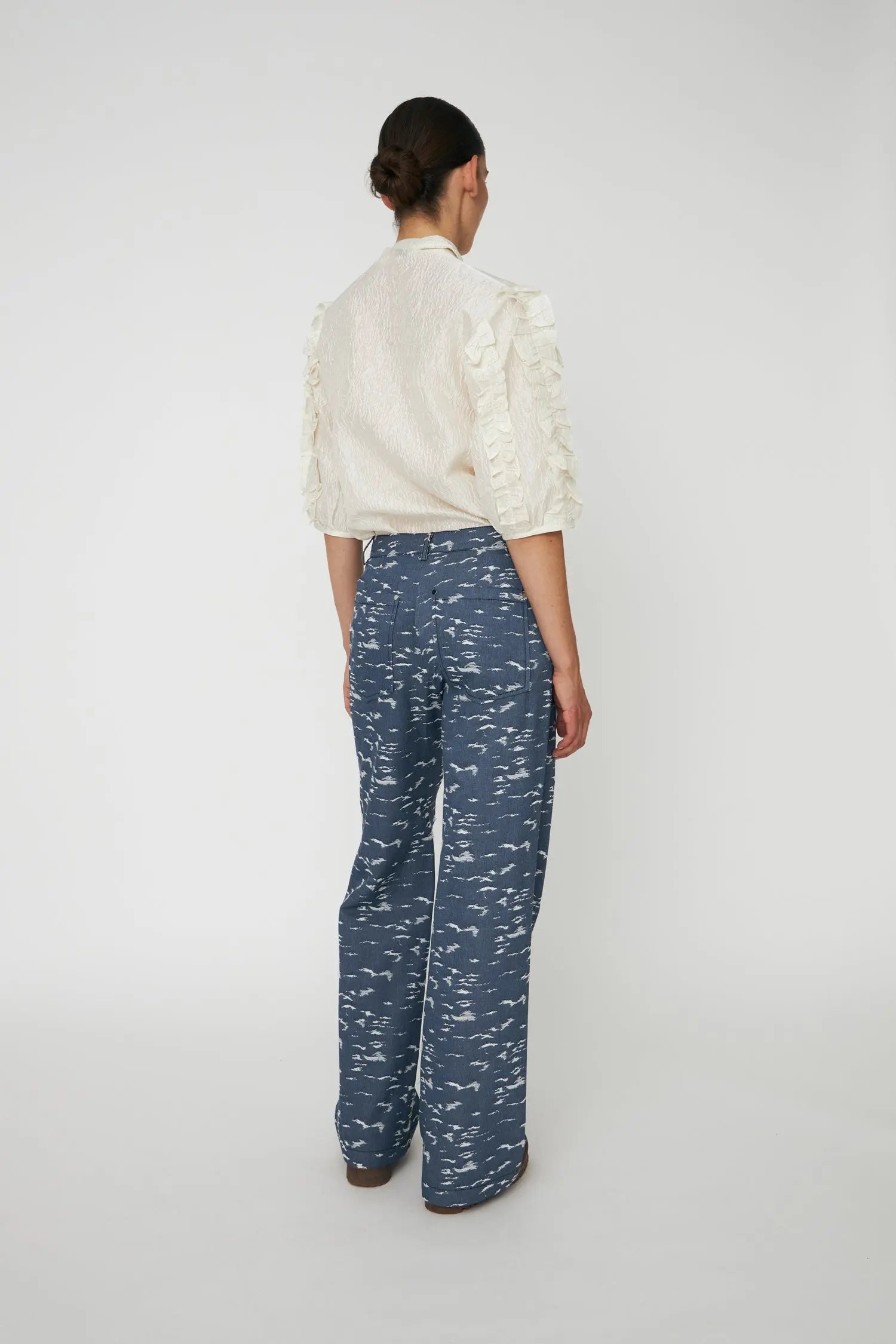 Stella Nova Delicate Frill Shirt Shirt 078 Ivory