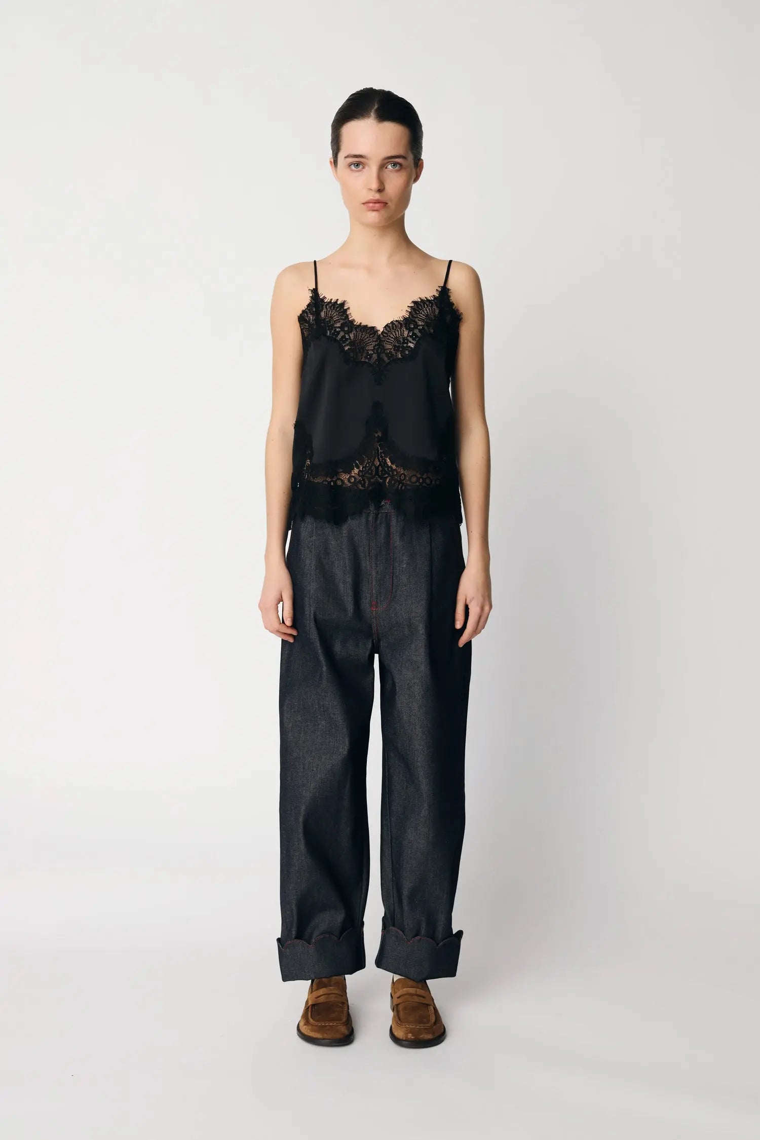 Stella Nova Delicate Lace Top Top 999 Black