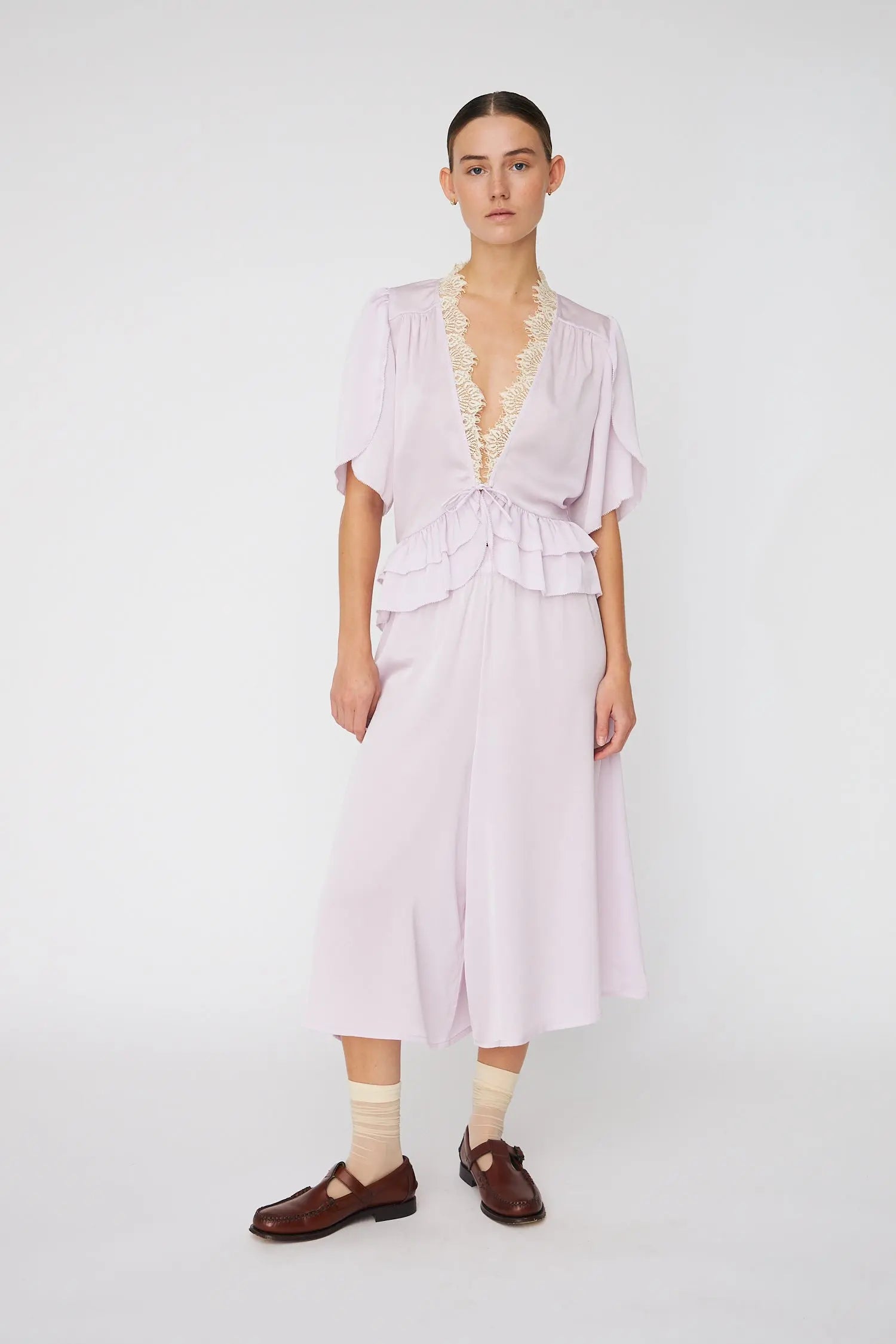 Stella Nova Delicate Tieband Blouse Blouse 523 Light Purple