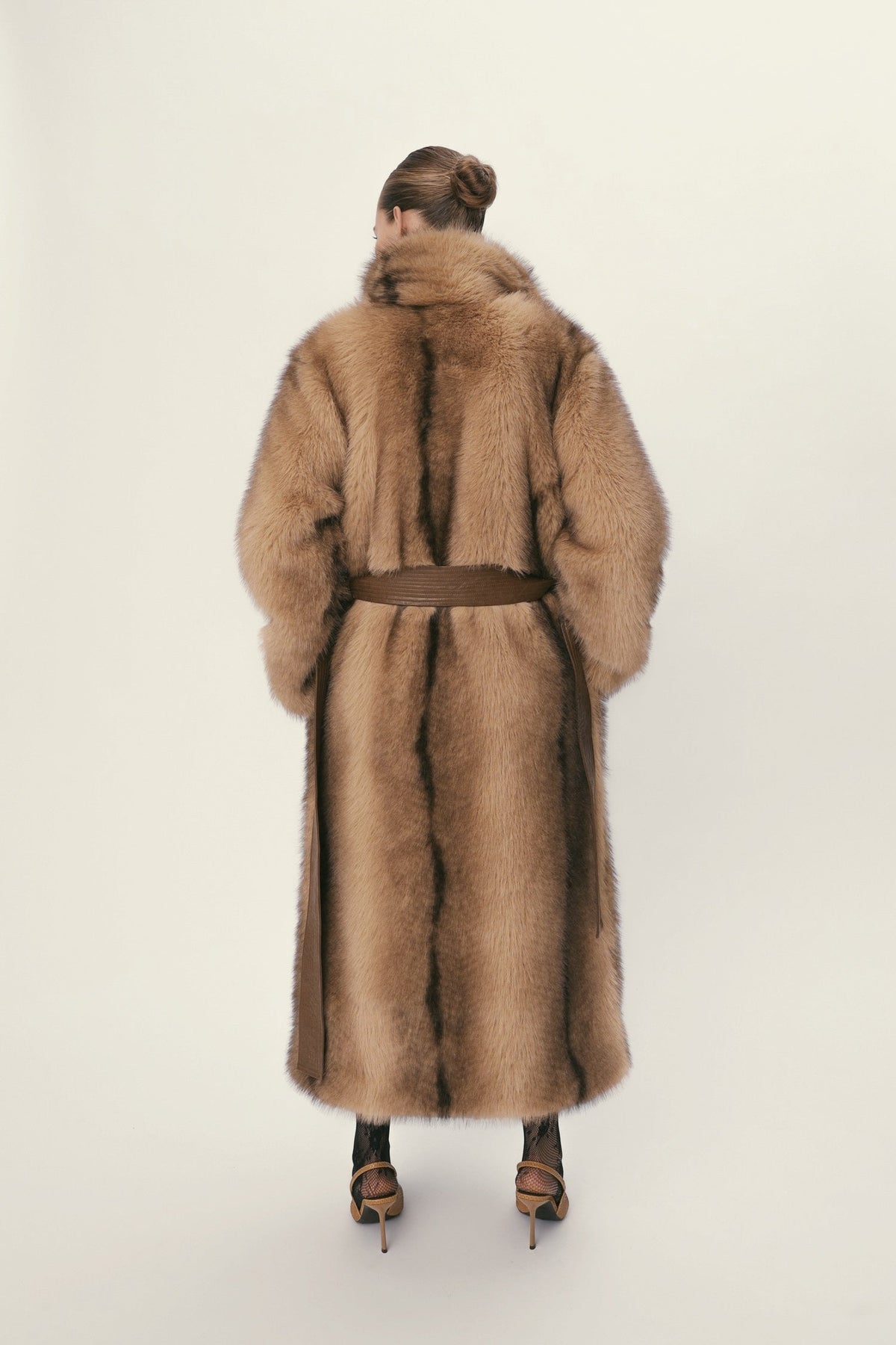 Stella Nova Faux Fur Coat Coat 862 Soft Brown