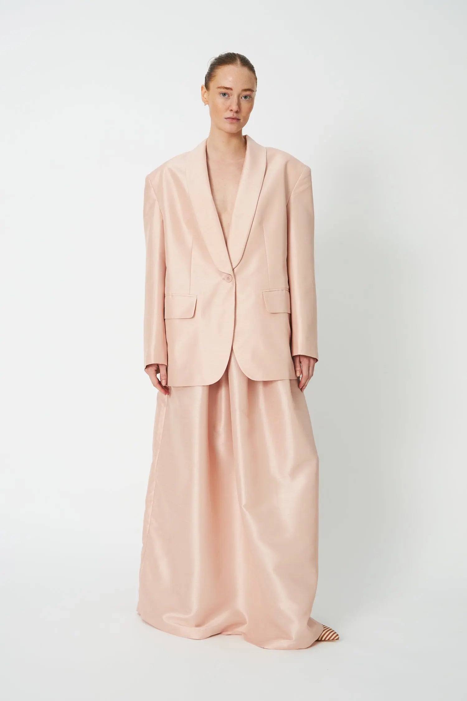 Stella Nova Festive Oversized Blazer Blazer 528 Rose Dust