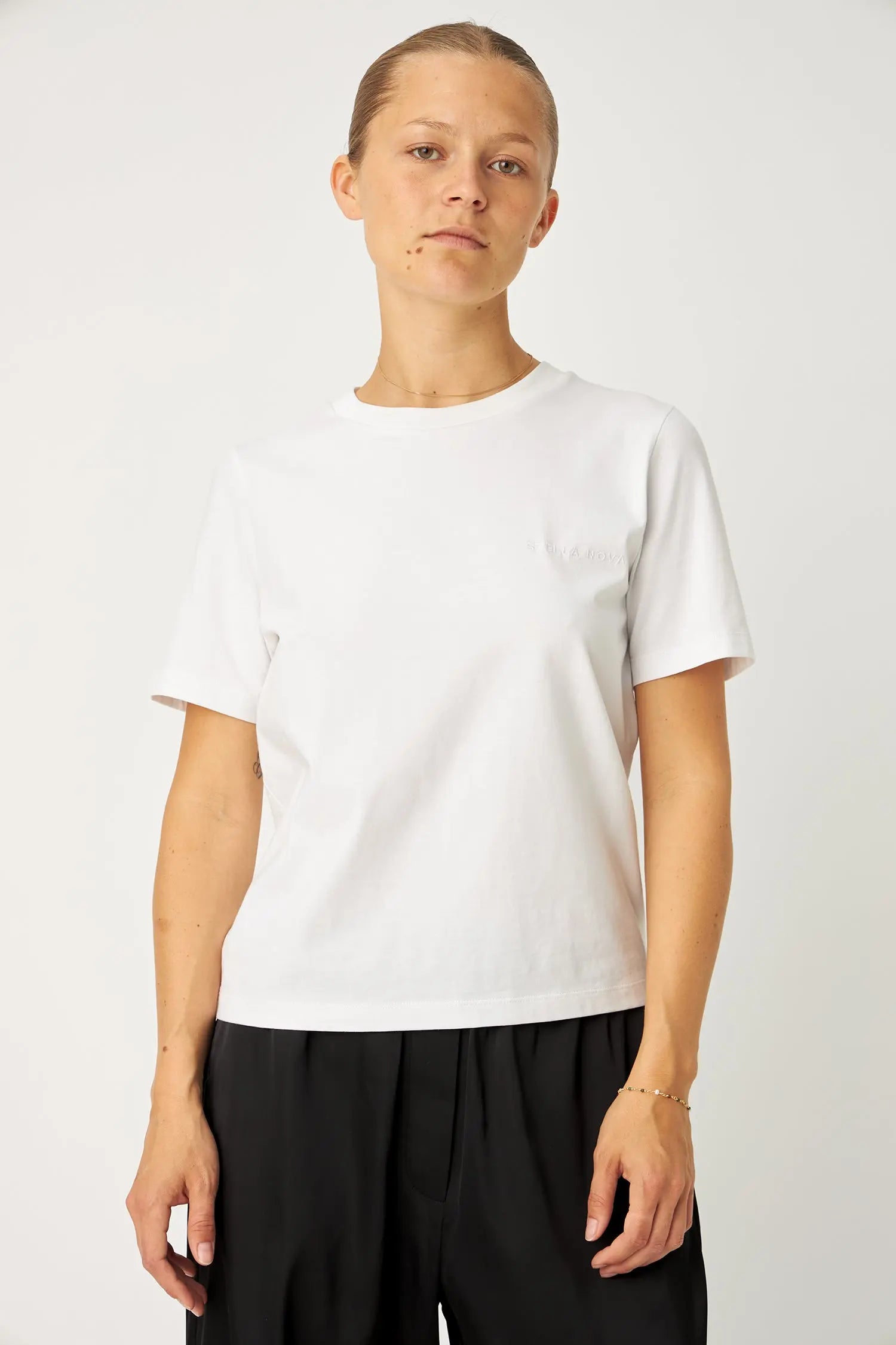 Stella Nova Fitted STELLA NOVA T-Shirt T-shirt 001 White