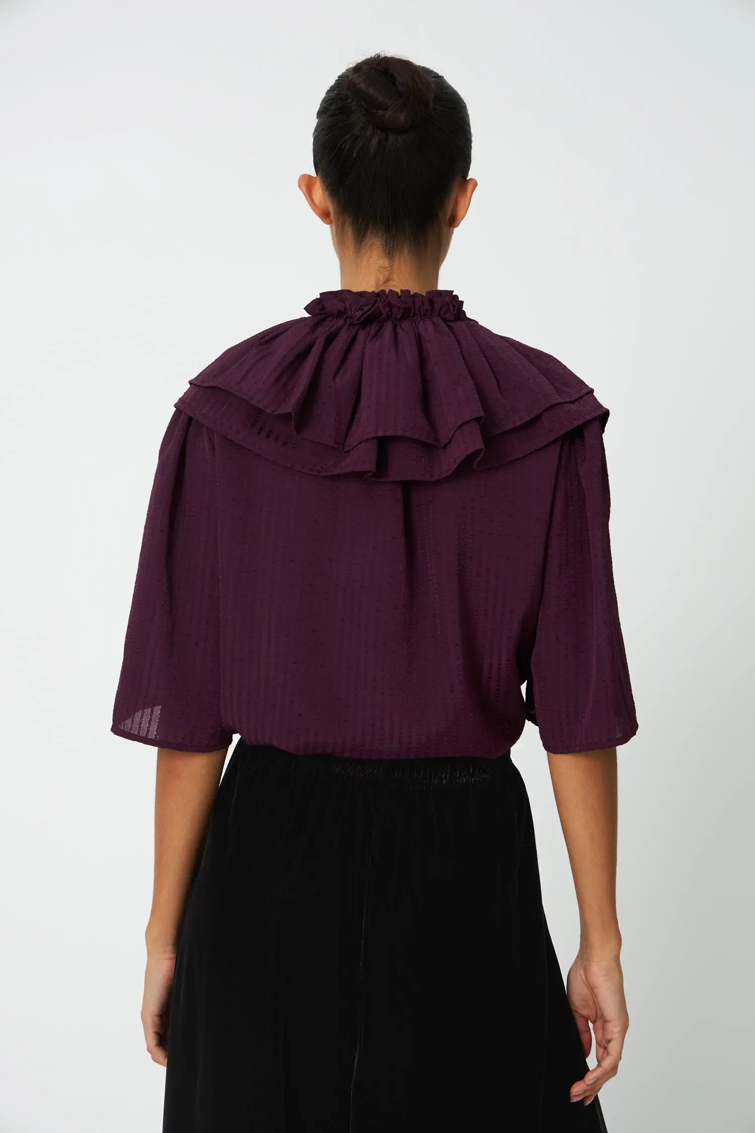 Stella Nova Frill Top Top 571 Beetroot