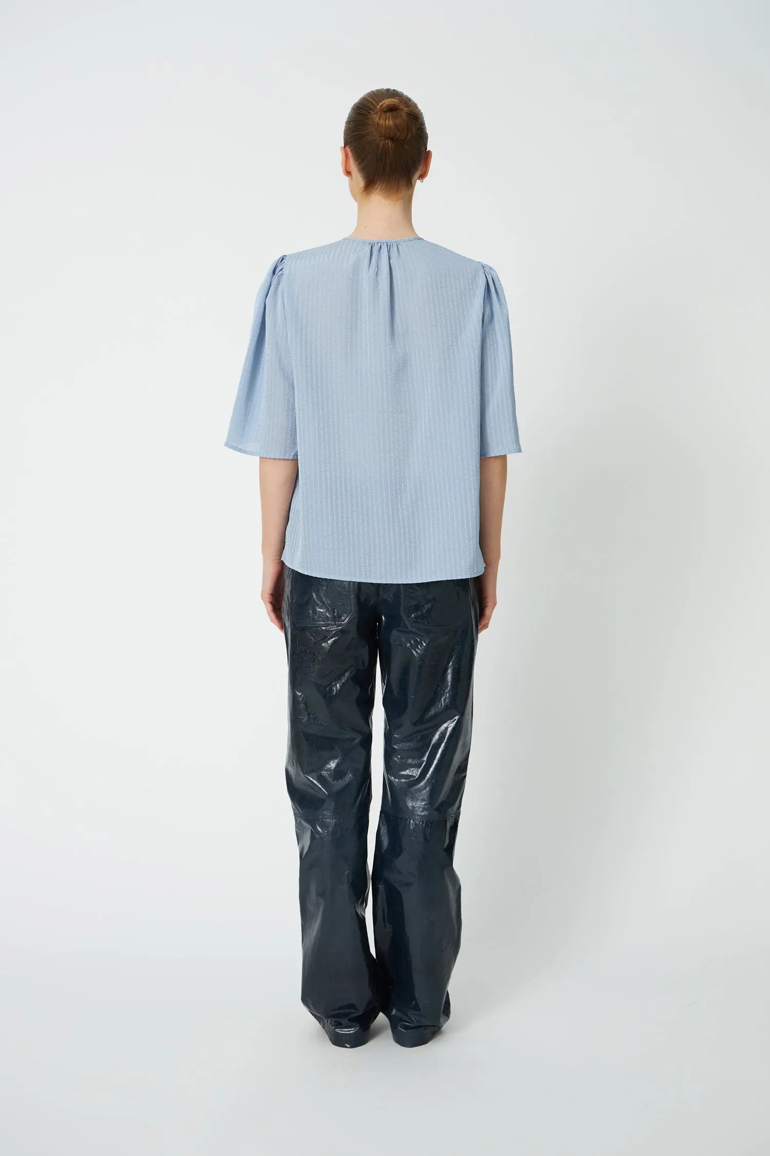 Stella Nova Frill Top Top 303 Dowe Blue