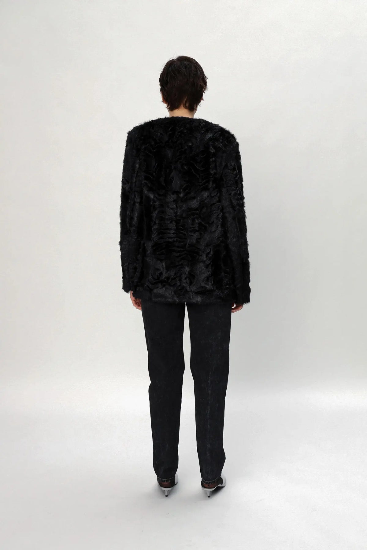 Stella Nova Imitated Fur Jacket Jacket 999 Black