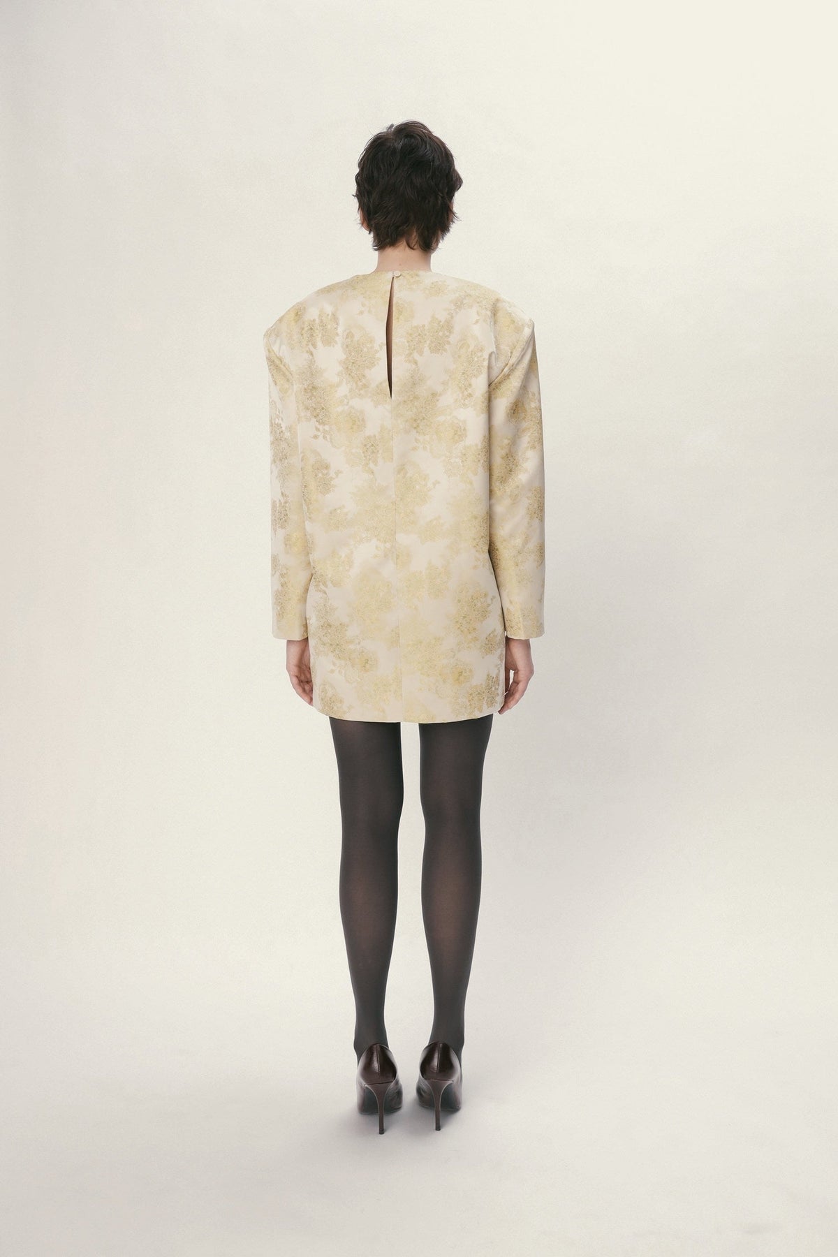 Stella Nova Jacquard Mini Dress Dress 145 Yellow Tones