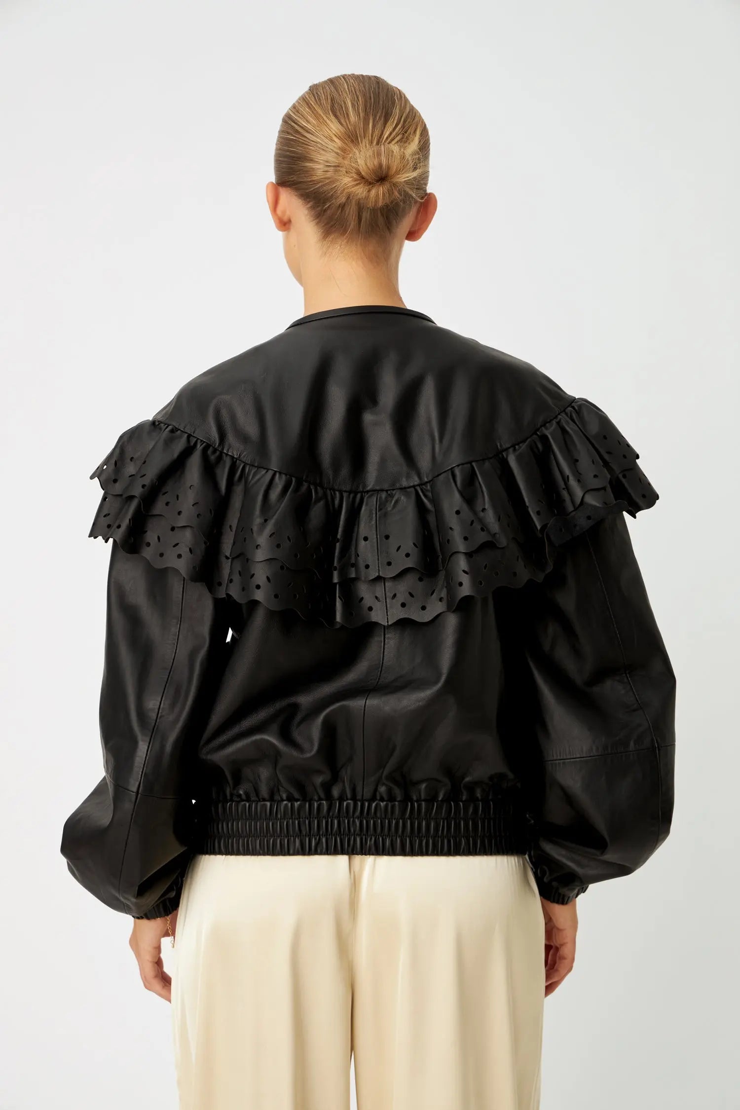 Stella Nova Jodi Leather Jacket 999 Black
