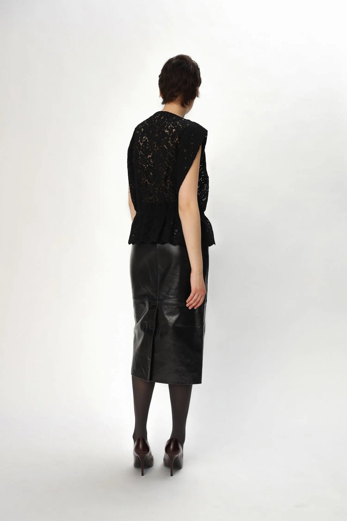 Stella Nova Lace Top Top 999 Black