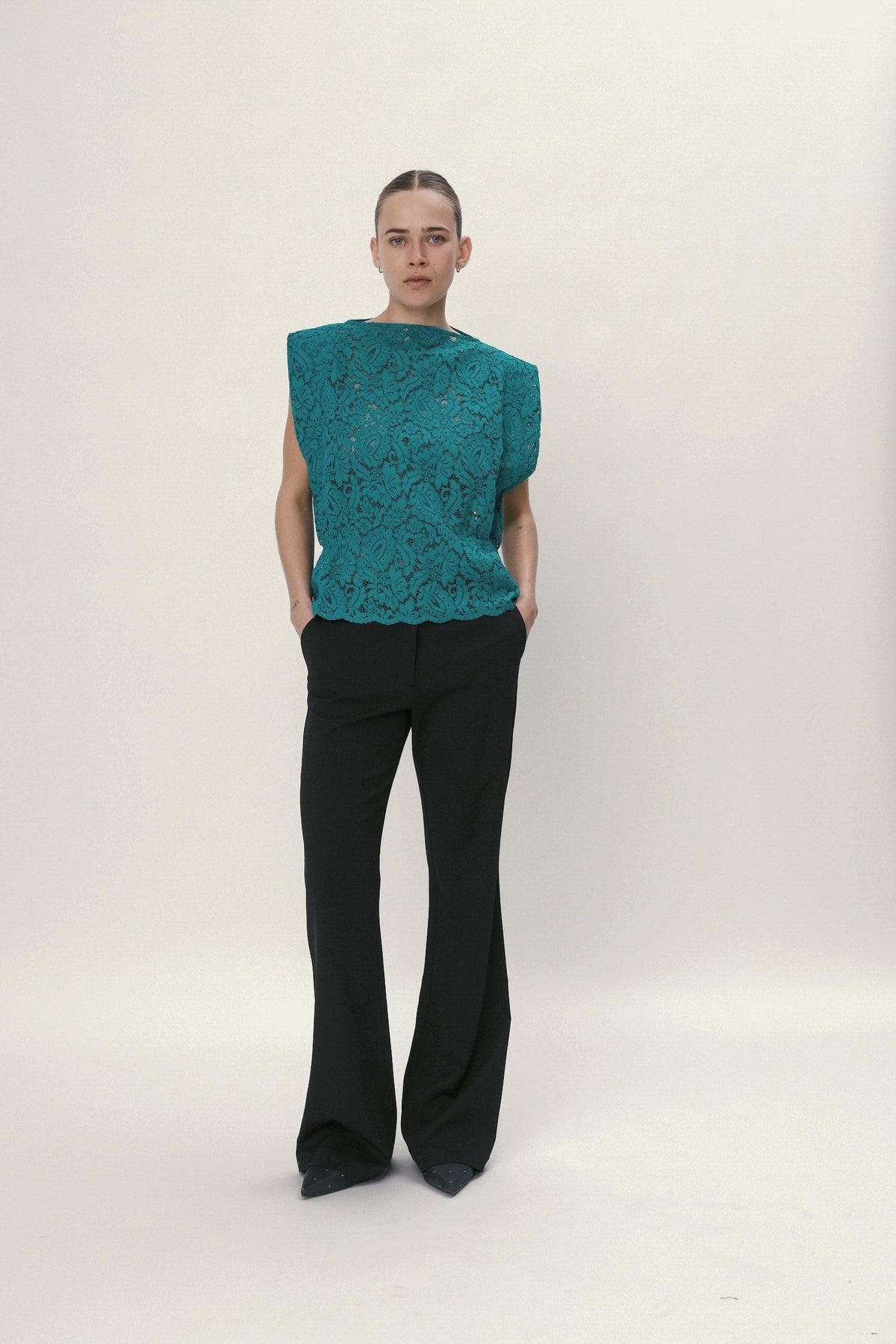 Stella Nova Lace Top Top 231 Emerald