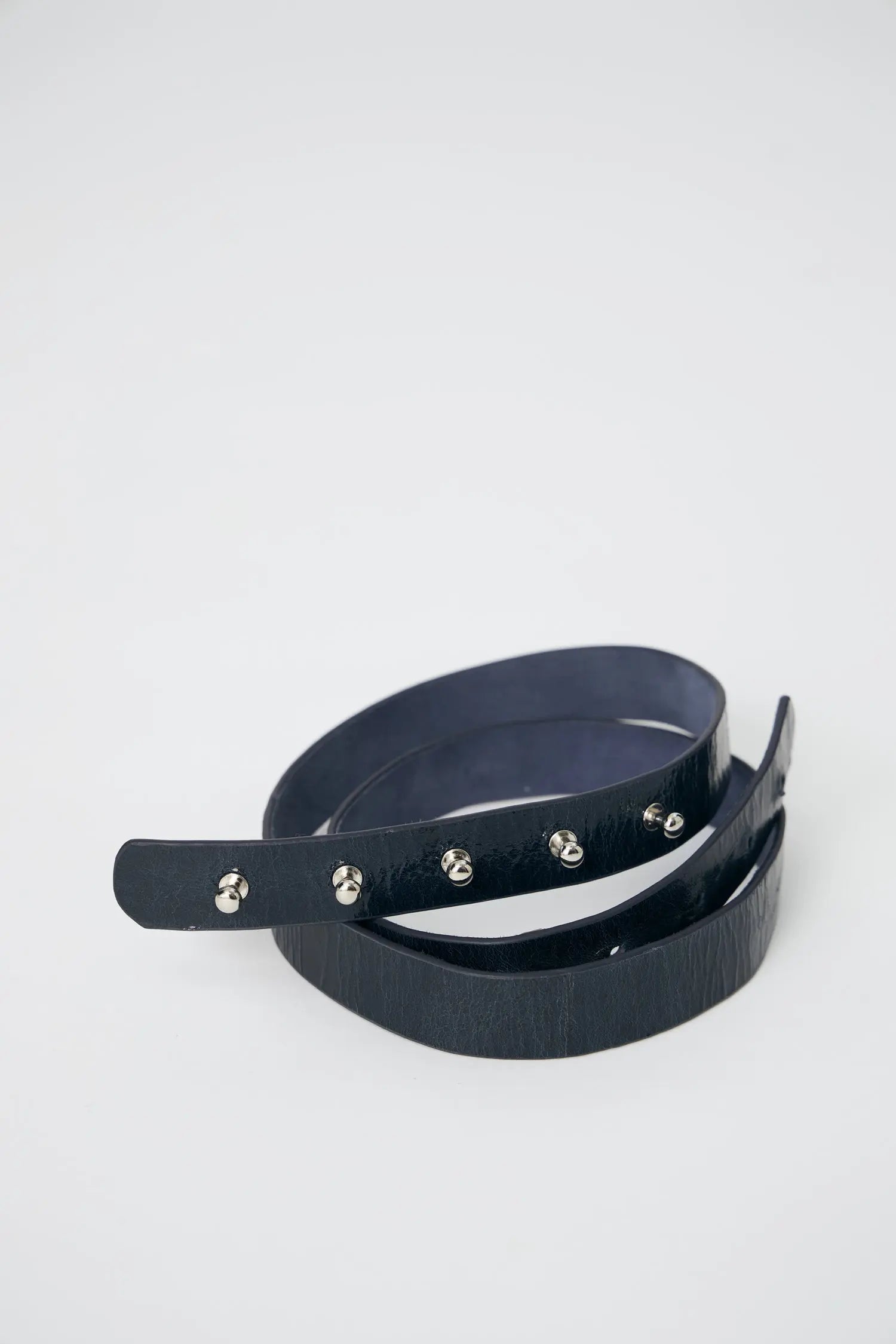 Stella Nova Leather Belt Belt 428 Night Petrol