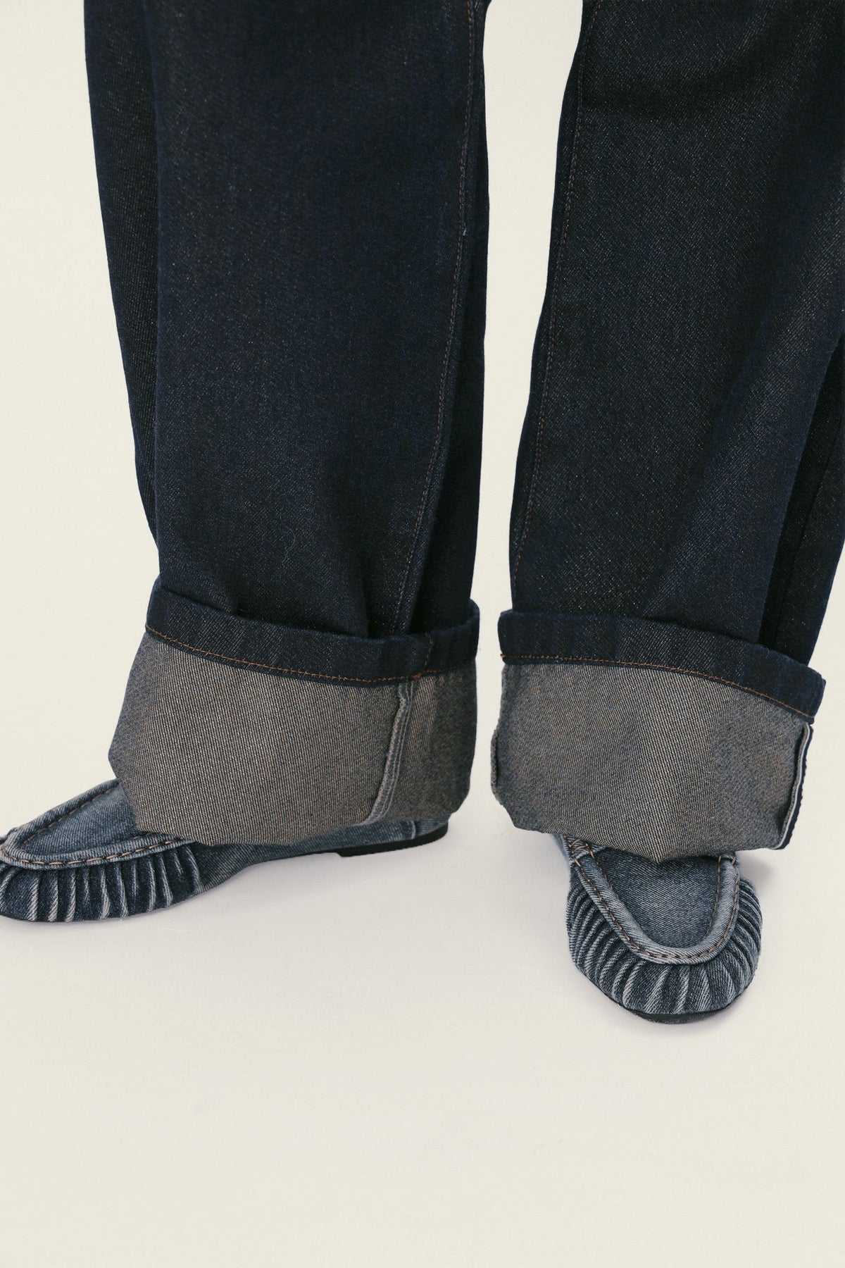 Stella Nova Lurex Demin Jeans Pants 295 Blue Lurex