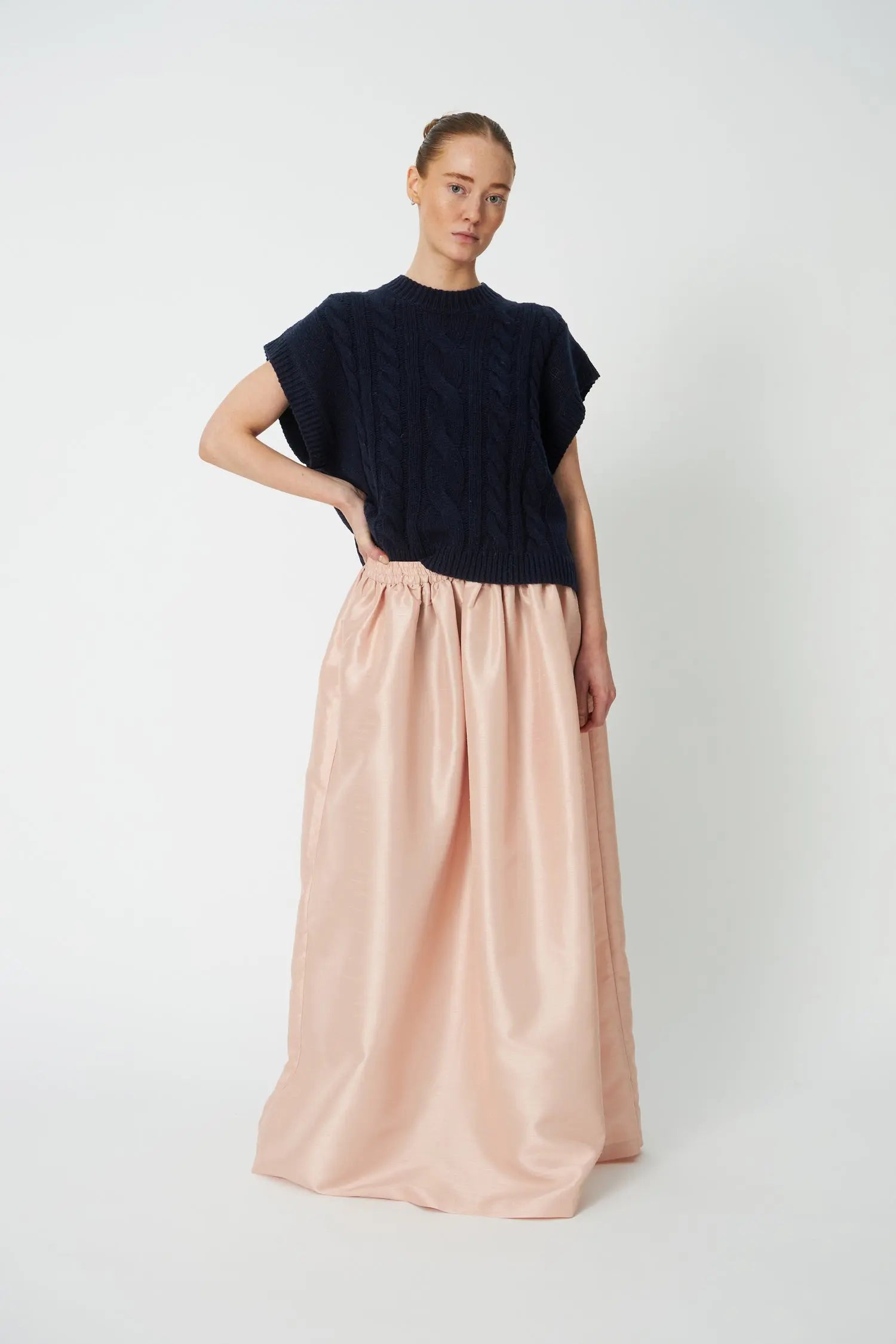 Stella Nova Maxi Skirt Skirt 528 Rose Dust