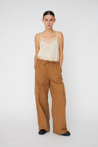 Oversized Caravan Bukser - Camel Brown
