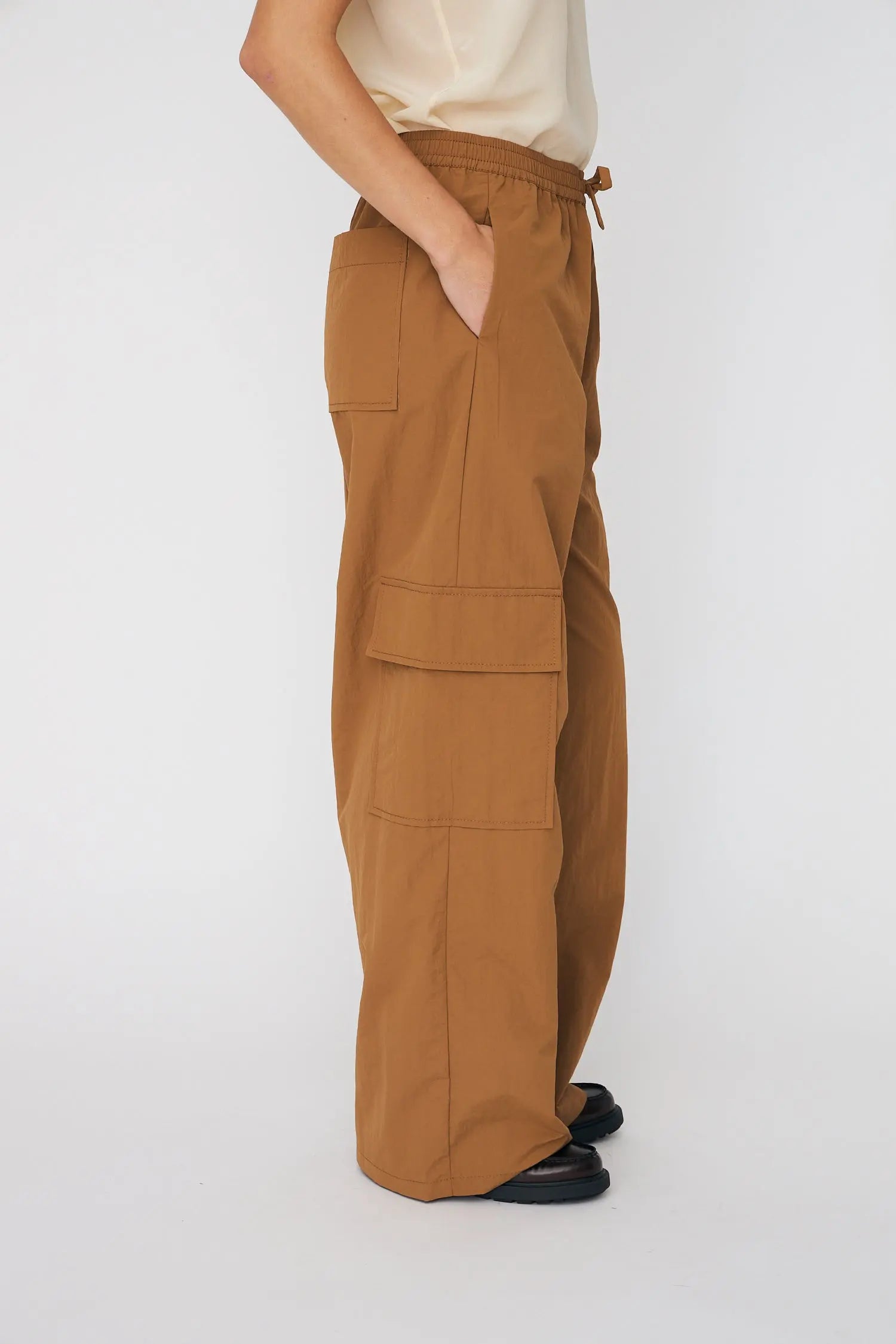 Stella Nova Oversized Caravan Pants Pants 079 Camel Brown