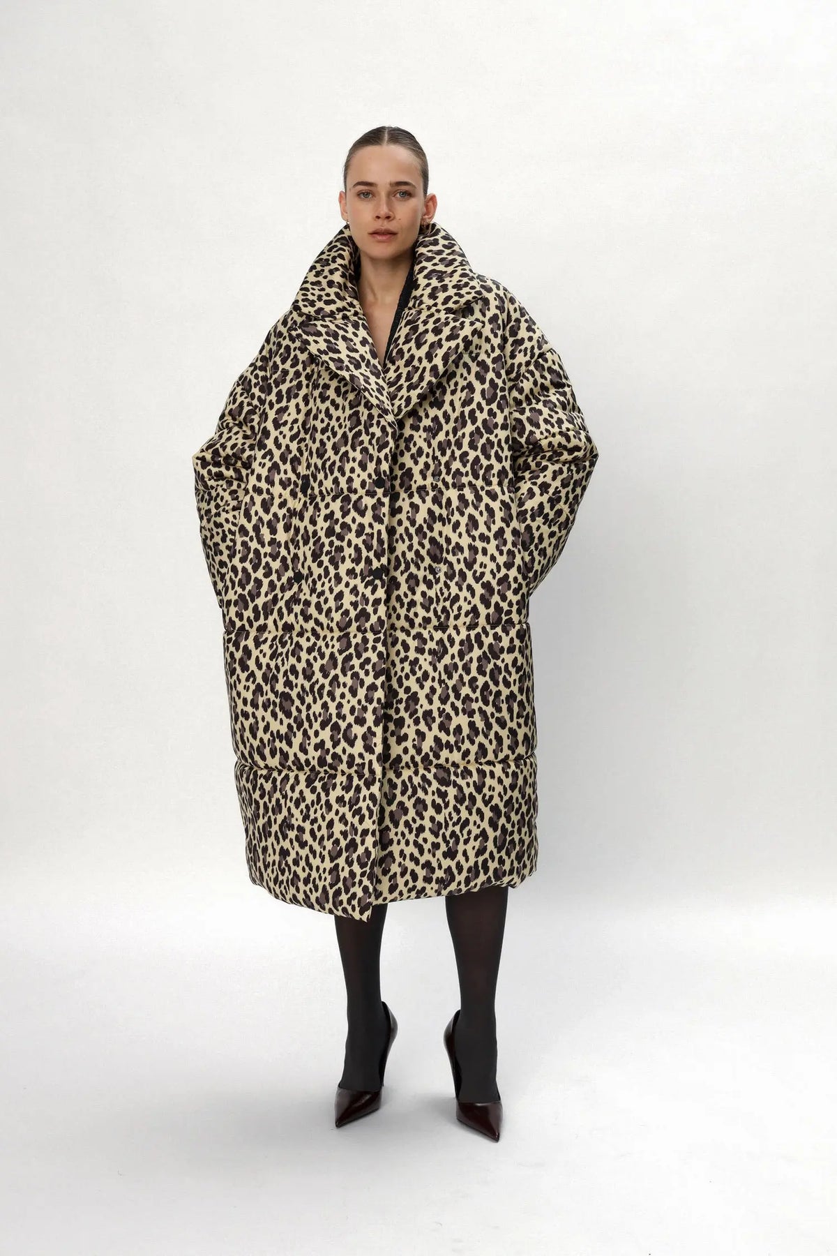 Stella Nova Oversized Padded Coat Coat 999 Black