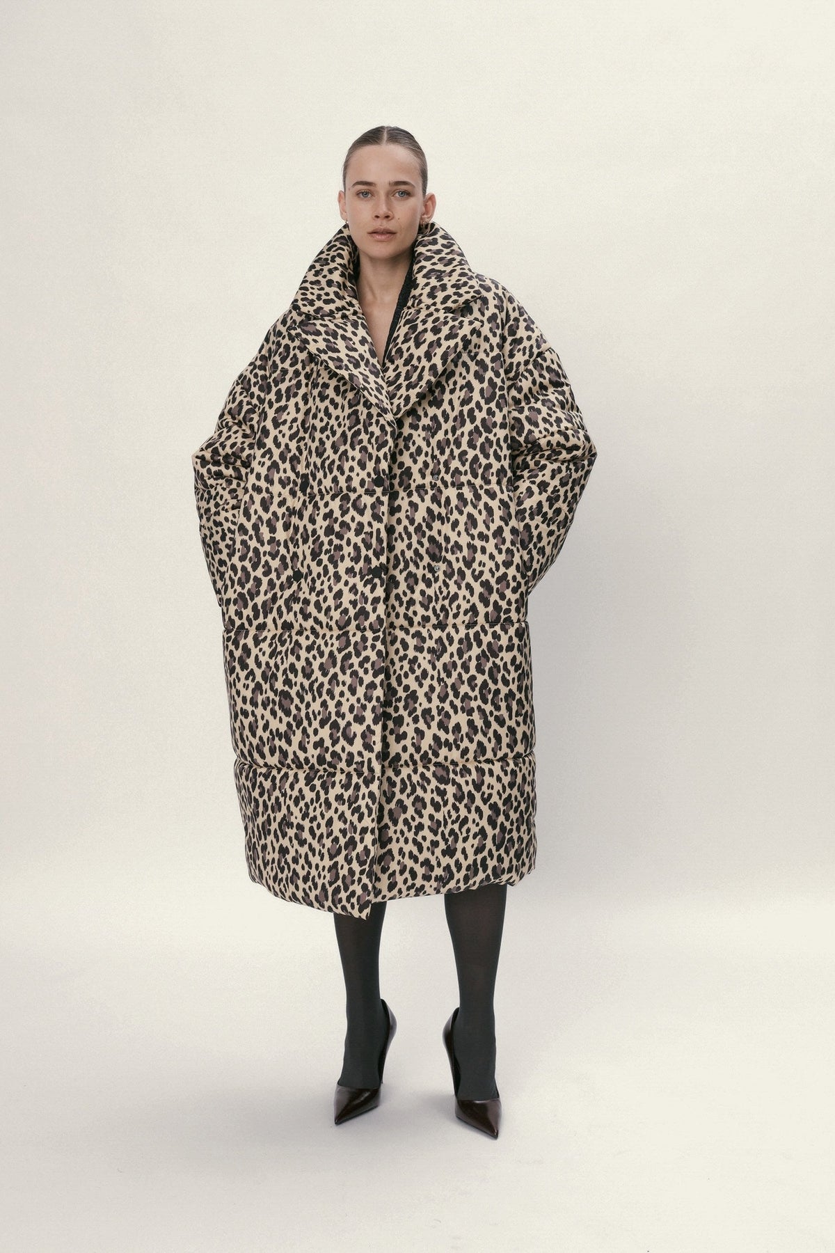 Stella Nova Oversized Padded Coat Coat 999 Black