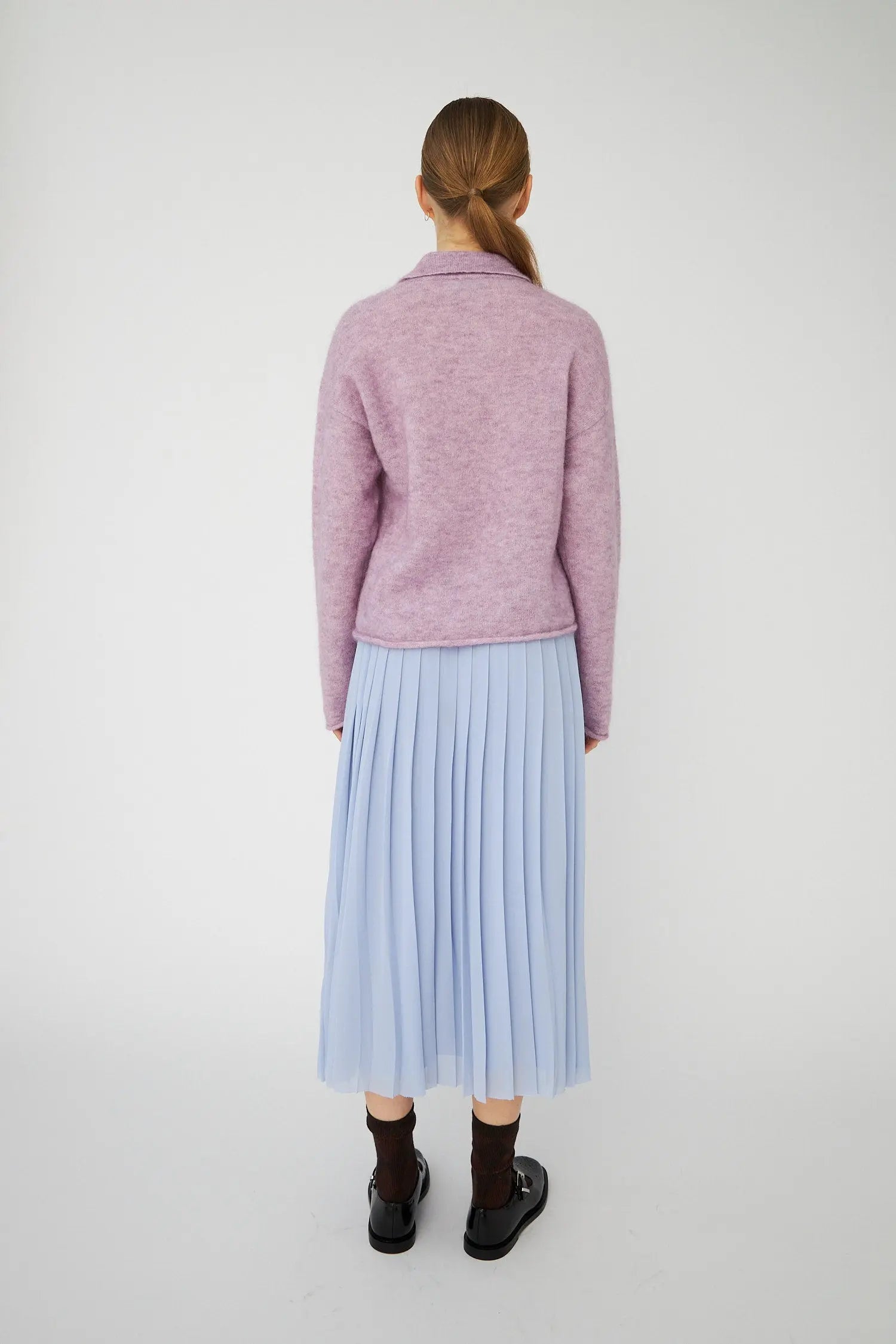 Stella Nova Polo Wool Sweater Sweater 532 Violet