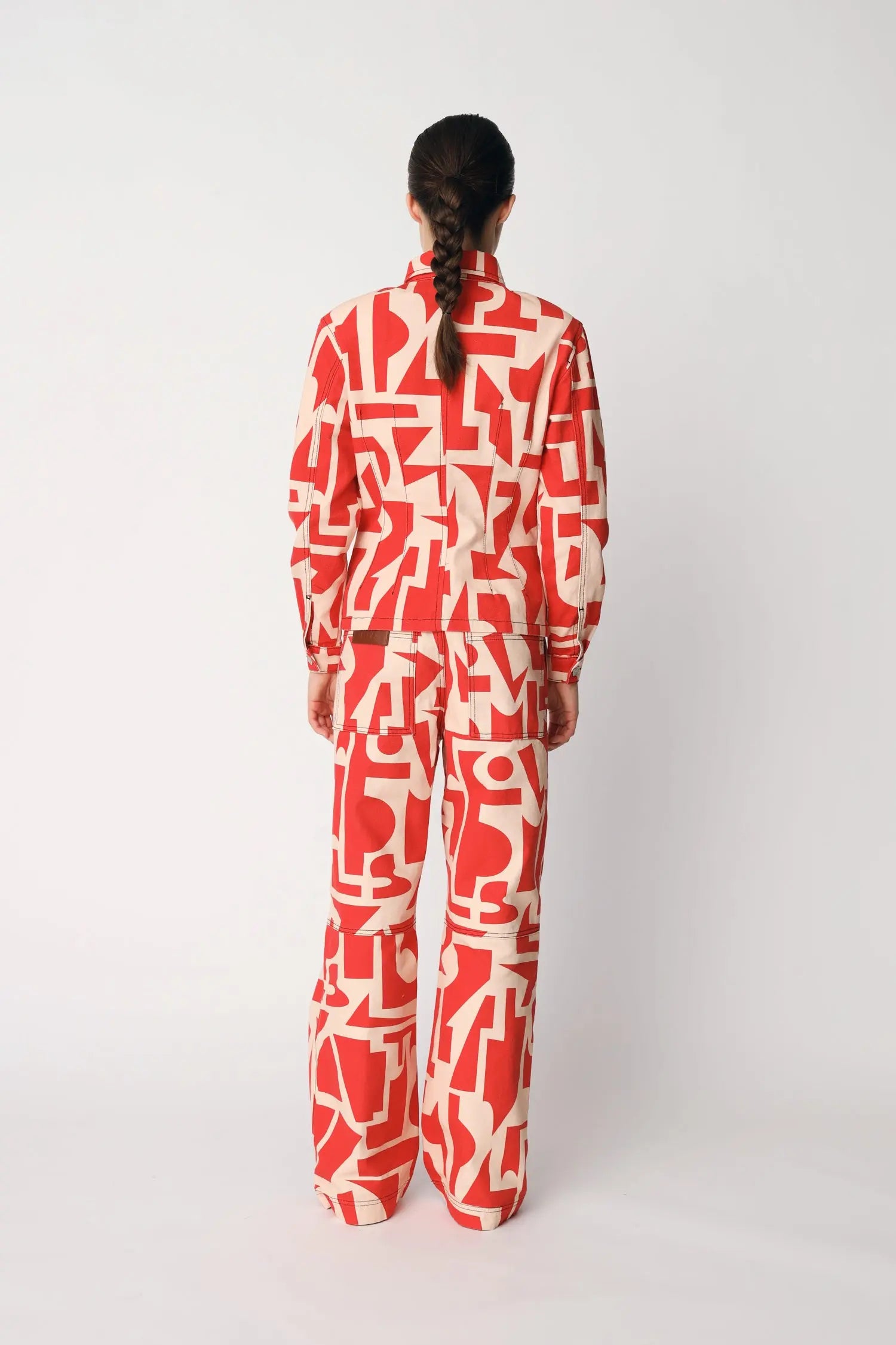 Stella Nova Printed Shirt Shirt 608 Red Mix