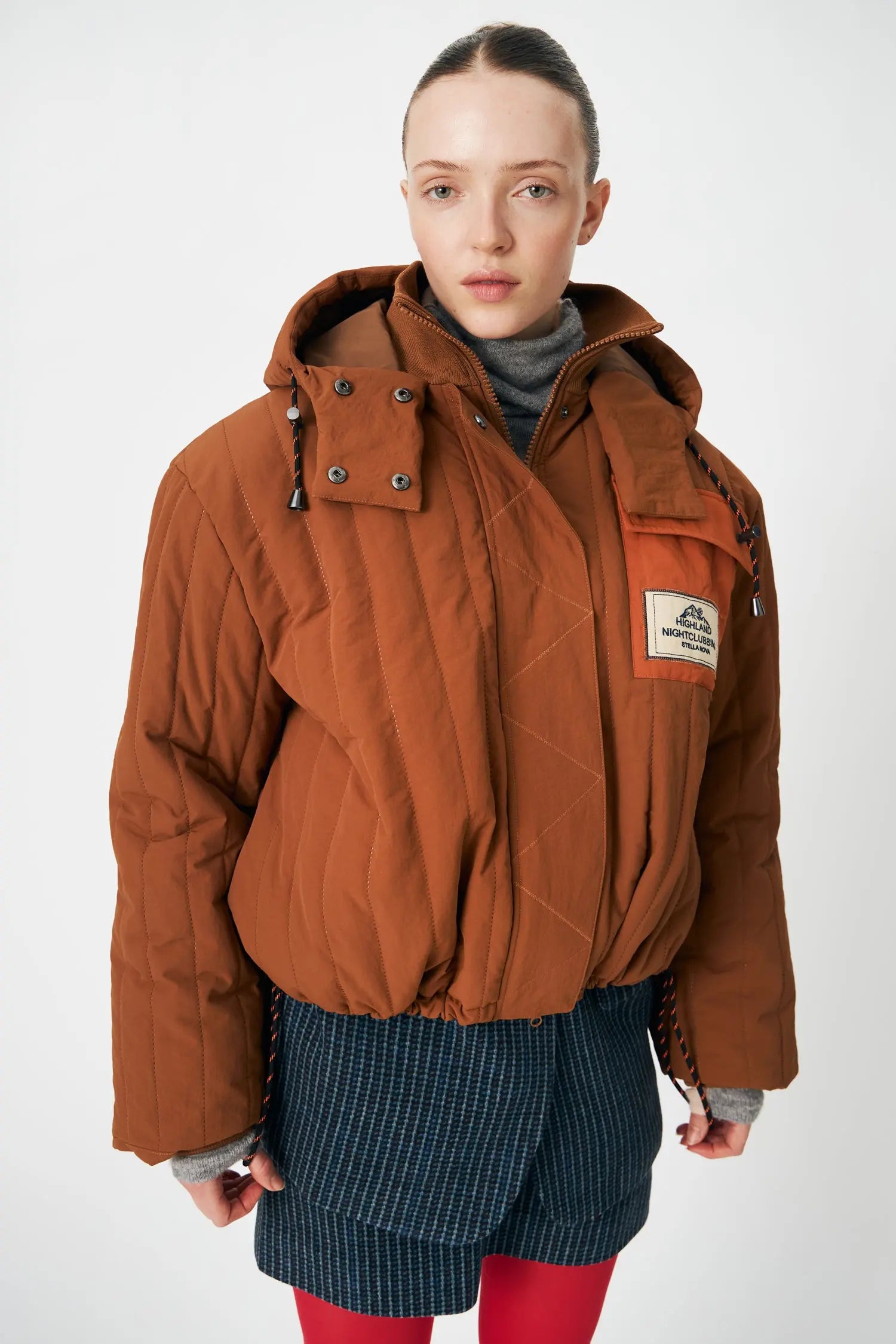Stella Nova Quilted Jacket Jacket 869 Brown