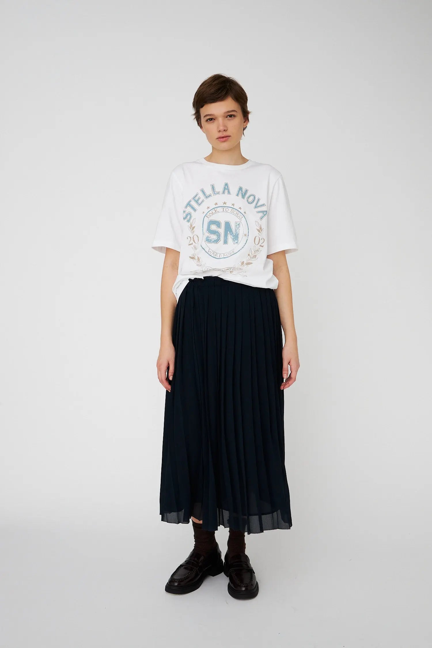 Stella Nova STELLA NOVA Printed T-Shirt T-shirt 001 White