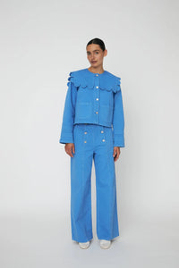 Sømandsjakke - Blue Coral