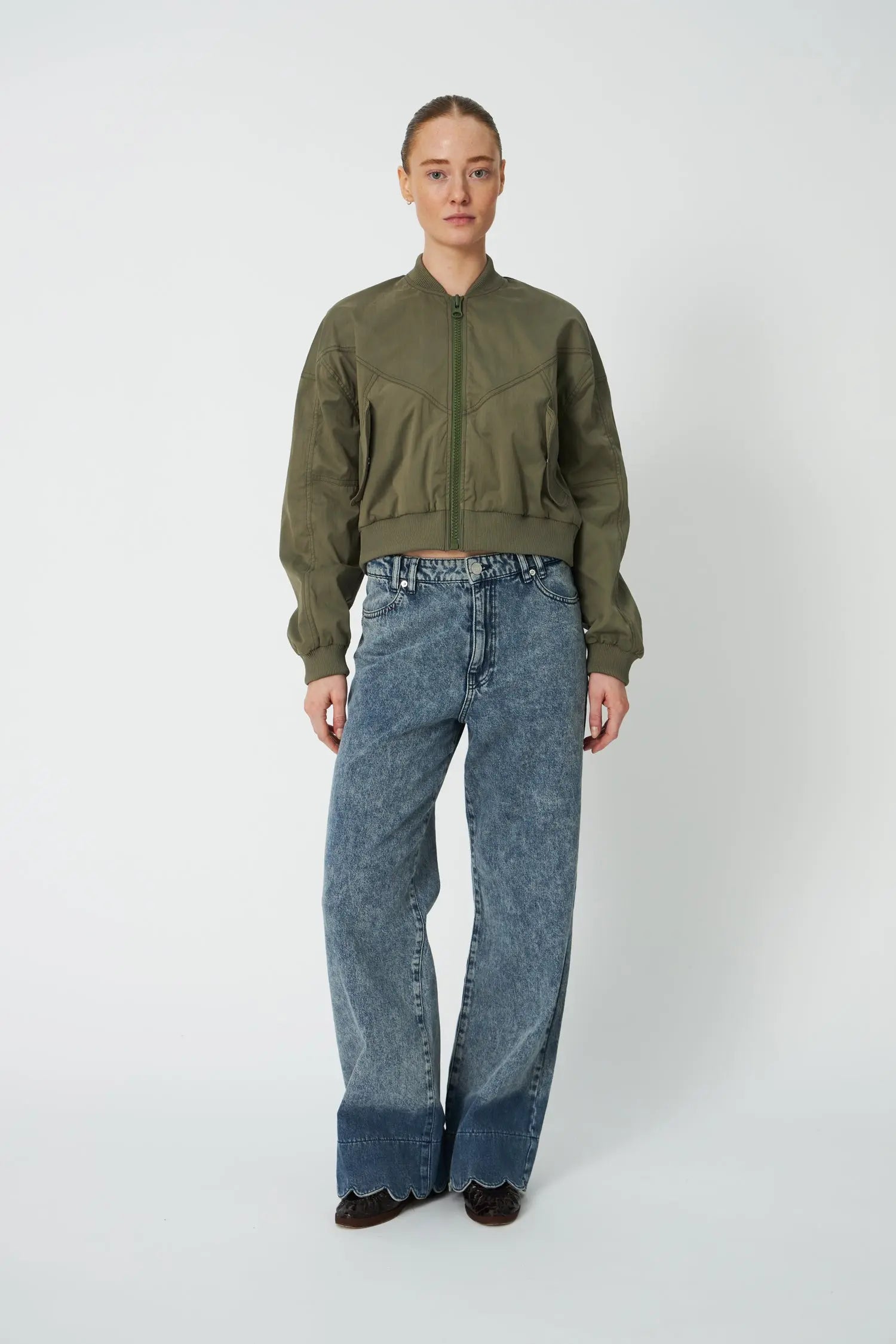 Stella Nova Scallop Edge Pants Pants 305 Denim Blue