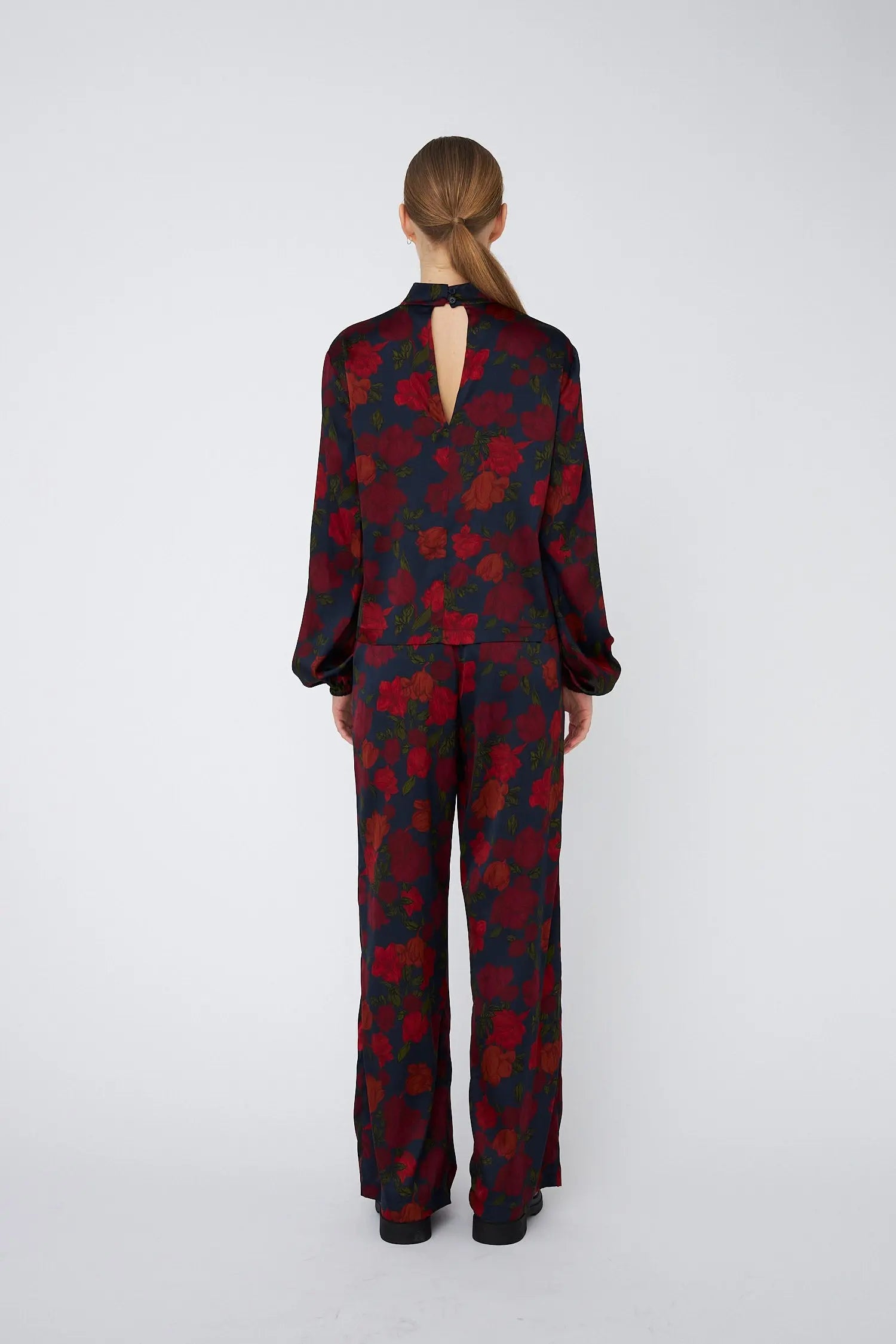 Stella Nova Silk Blouse Blouse 235 Flower Forest