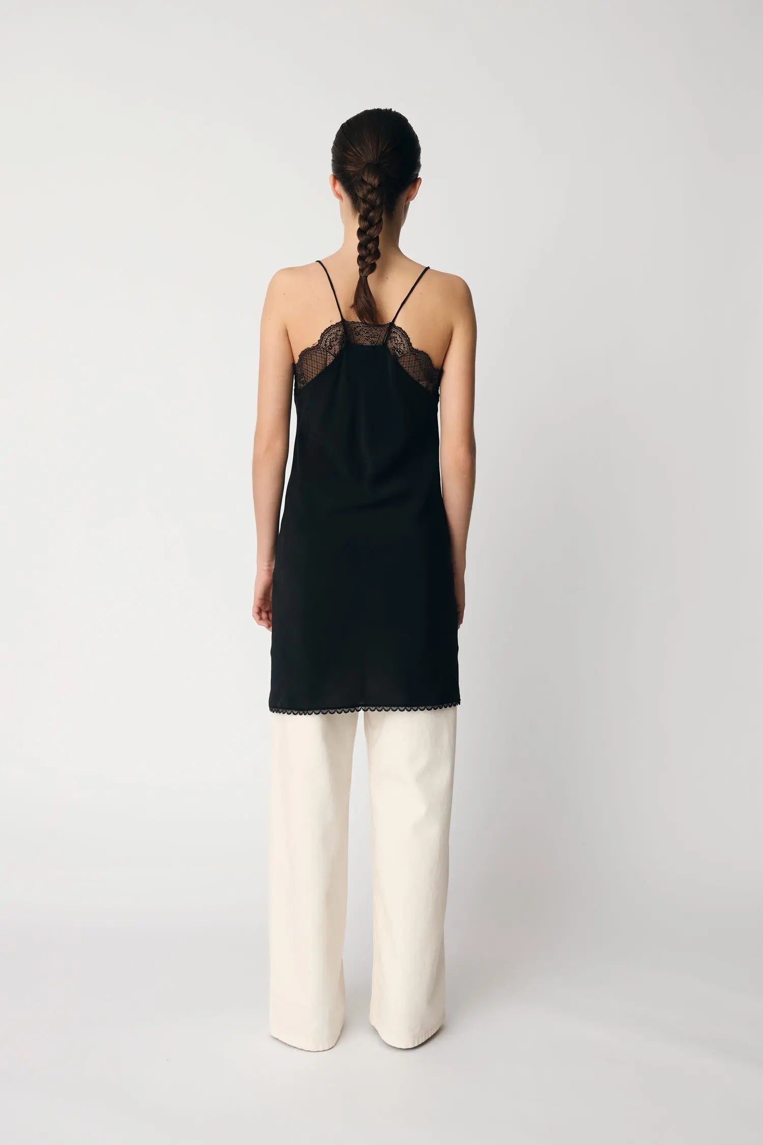 Stella Nova Silk slip dress Slip Dress 999 Black