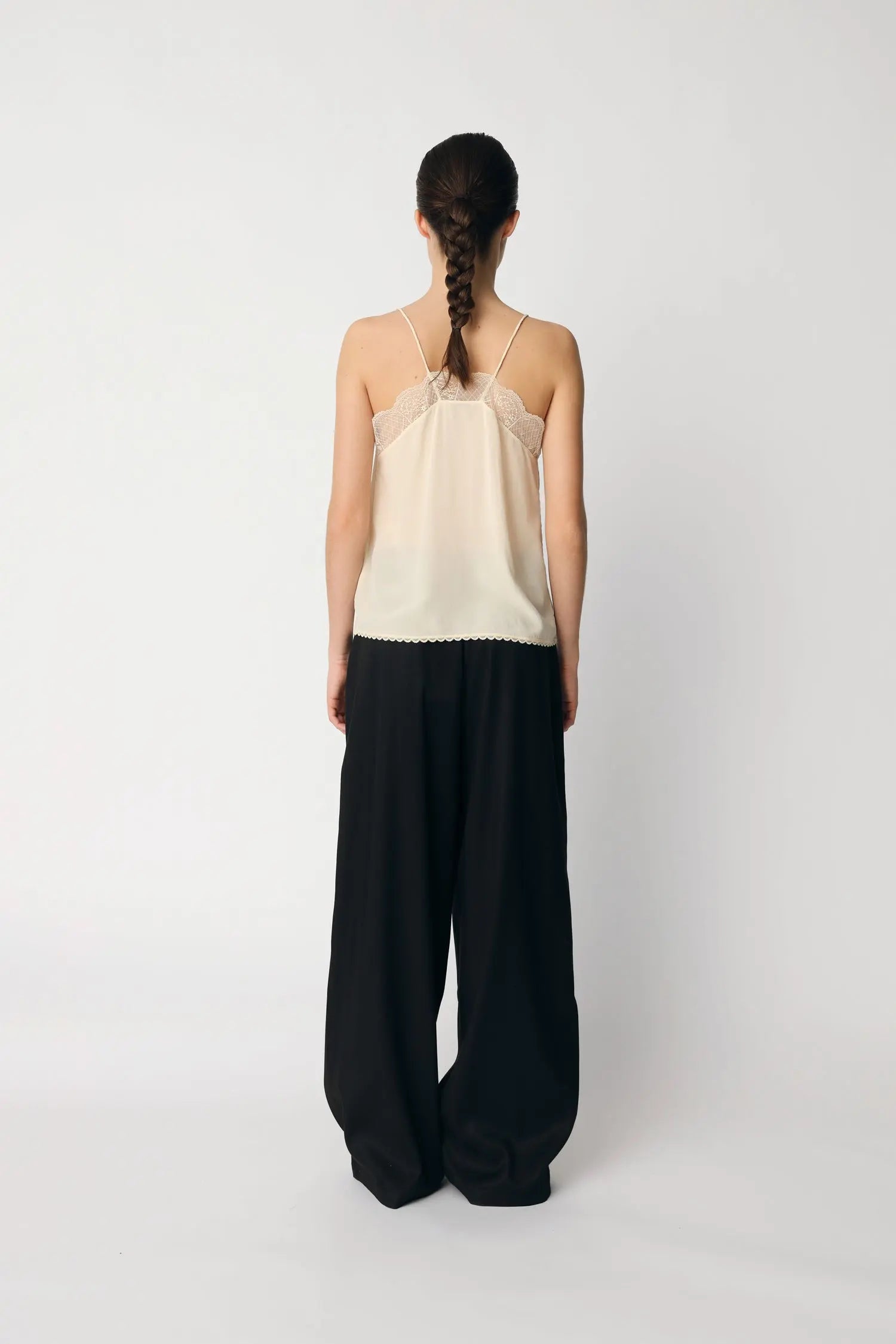 Stella Nova Silk slip top Slip Top 029 Creme