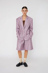 Blazer a righe oversize - Light Purple