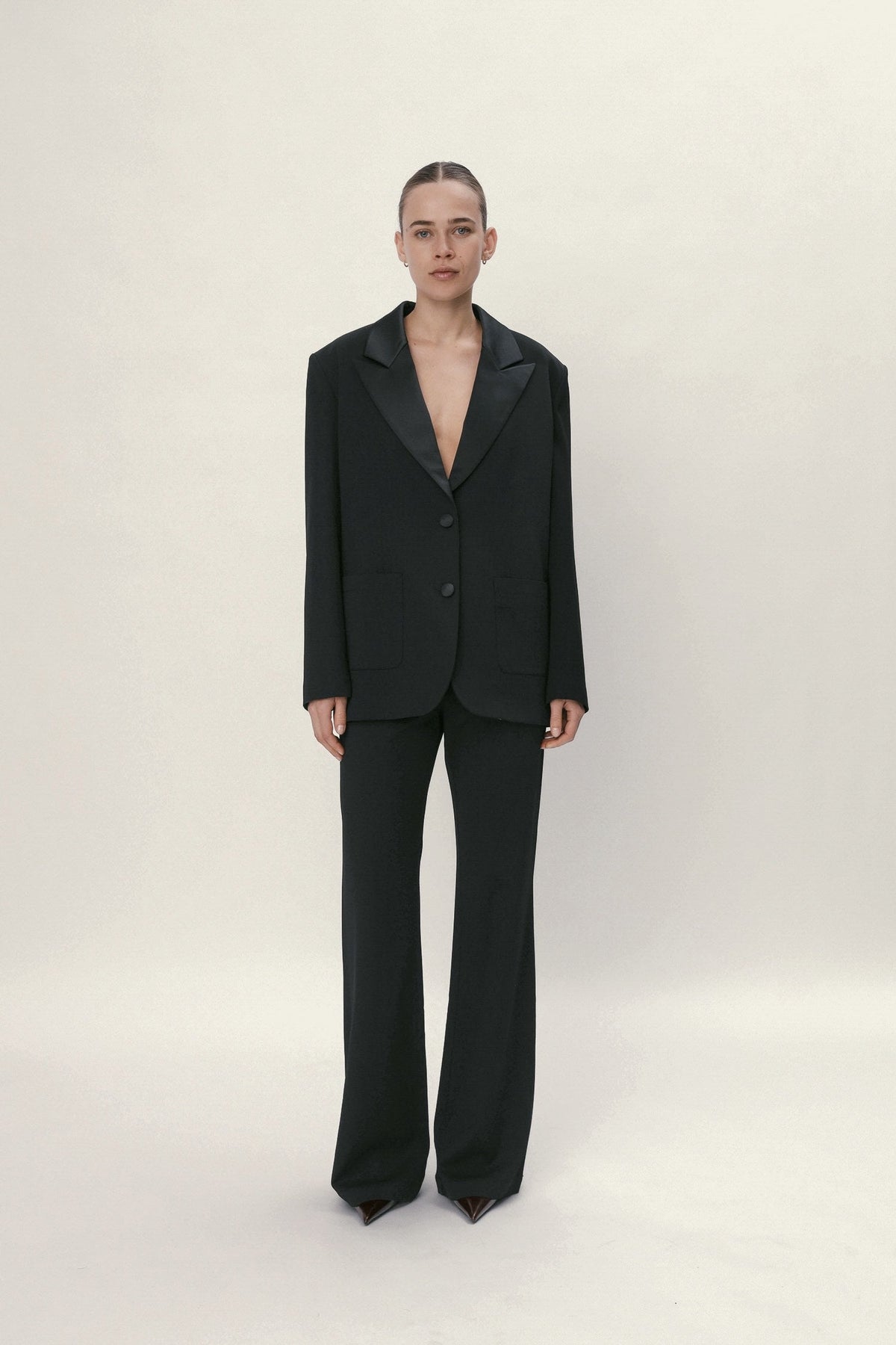Stella Nova Tuxedo Blazer Blazer 999 Black