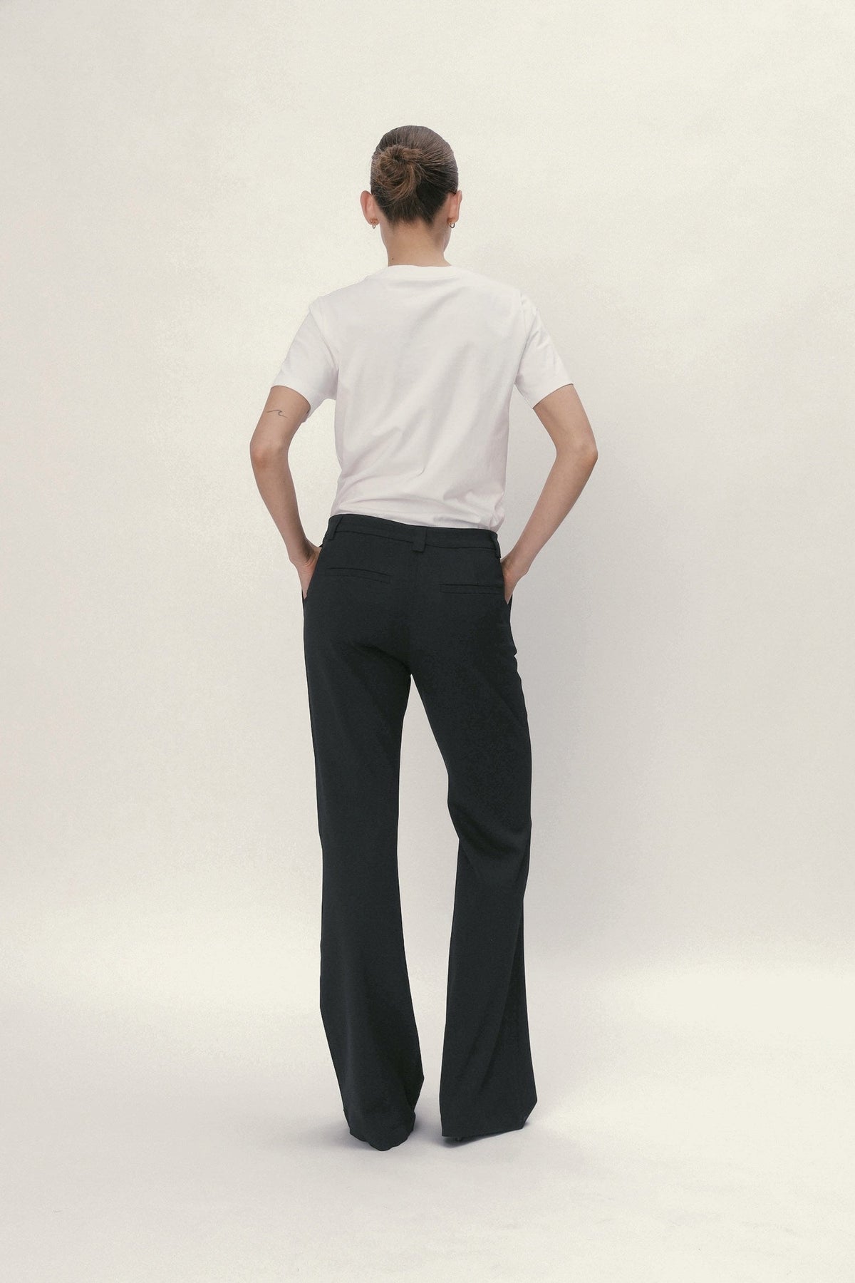 Stella Nova Tuxedo Flared Pants Pants 999 Black