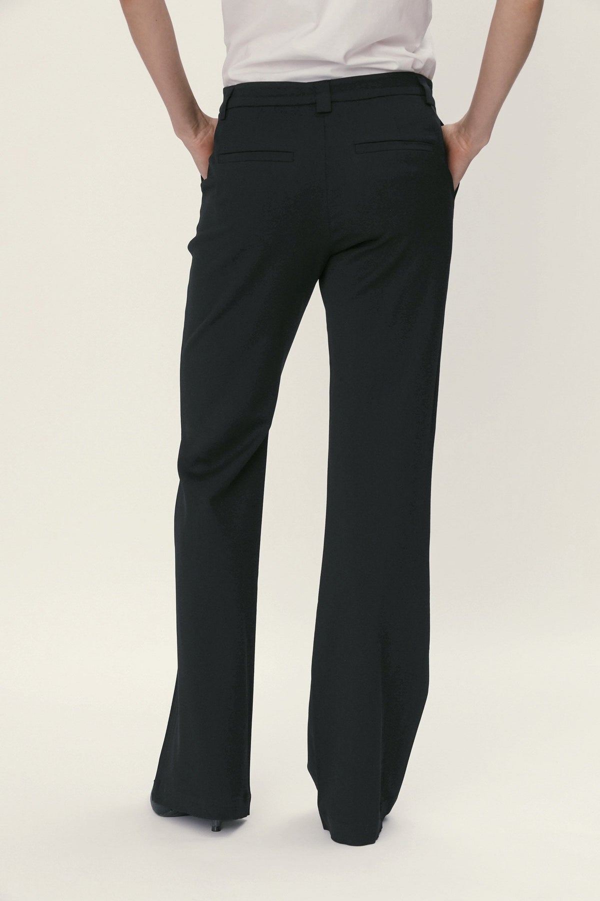 Stella Nova Tuxedo Flared Pants Pants 999 Black