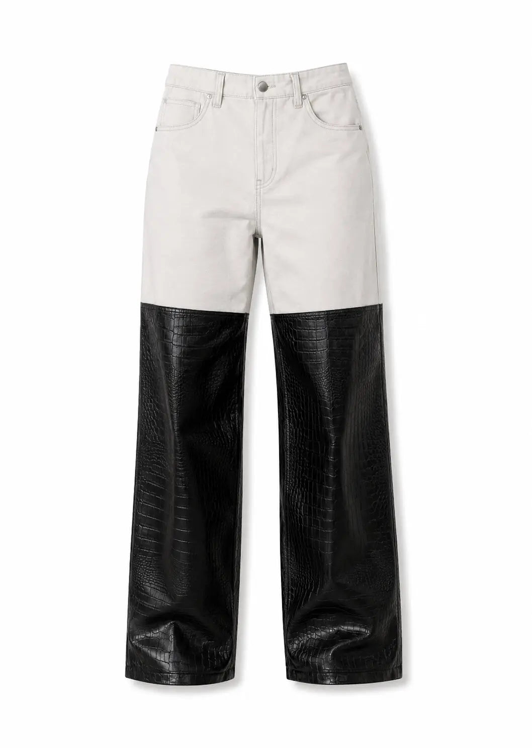 Stella Nova Two-colored pants Pants 772 Black/Grey