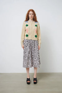 Voluminous midi skirt - Pale Pink