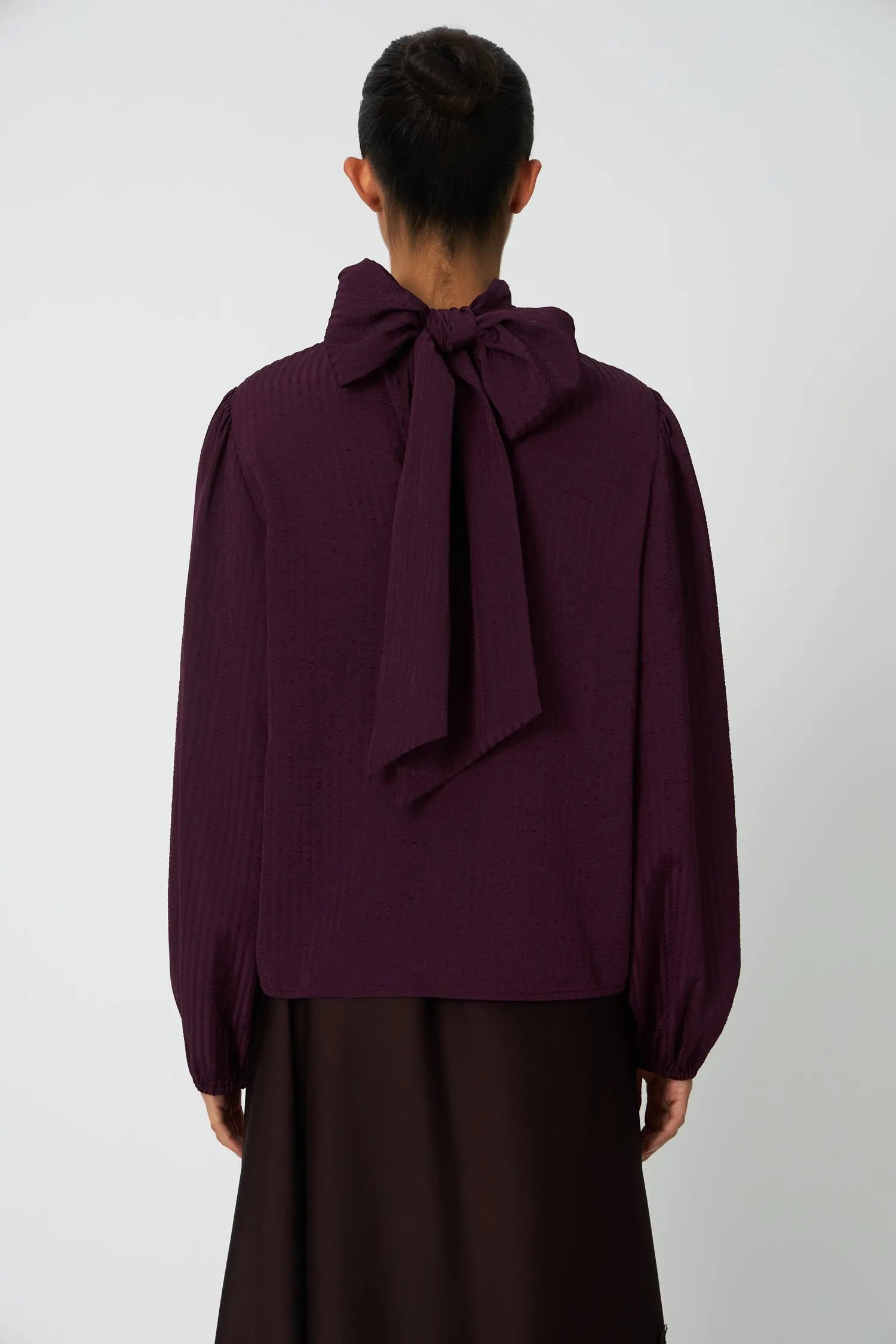 Stella Nova Bow Blouse Blouse 571 Beetroot