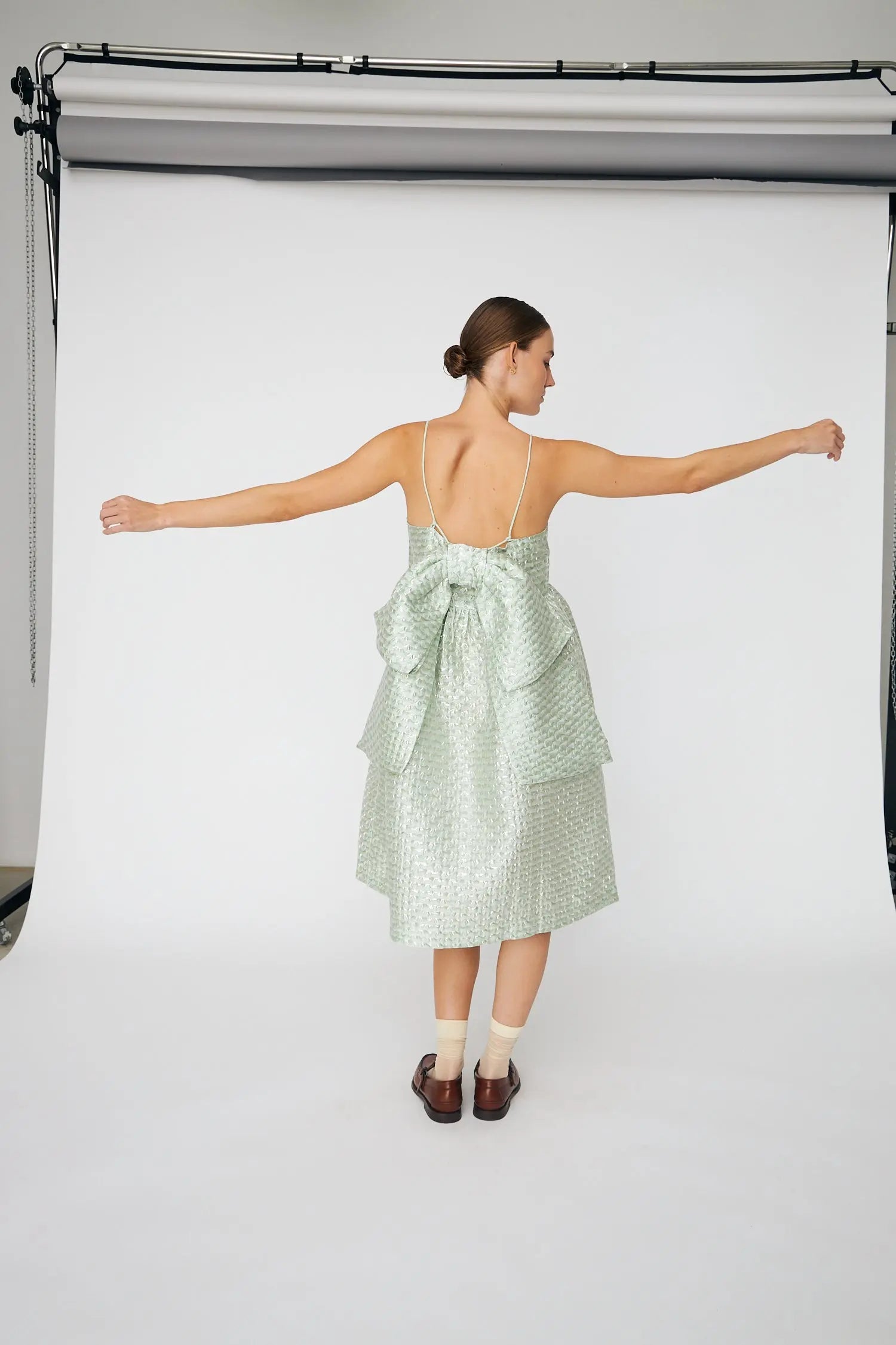 Stella Nova Bubble Dress with Straps Dress 236 Mint Tea