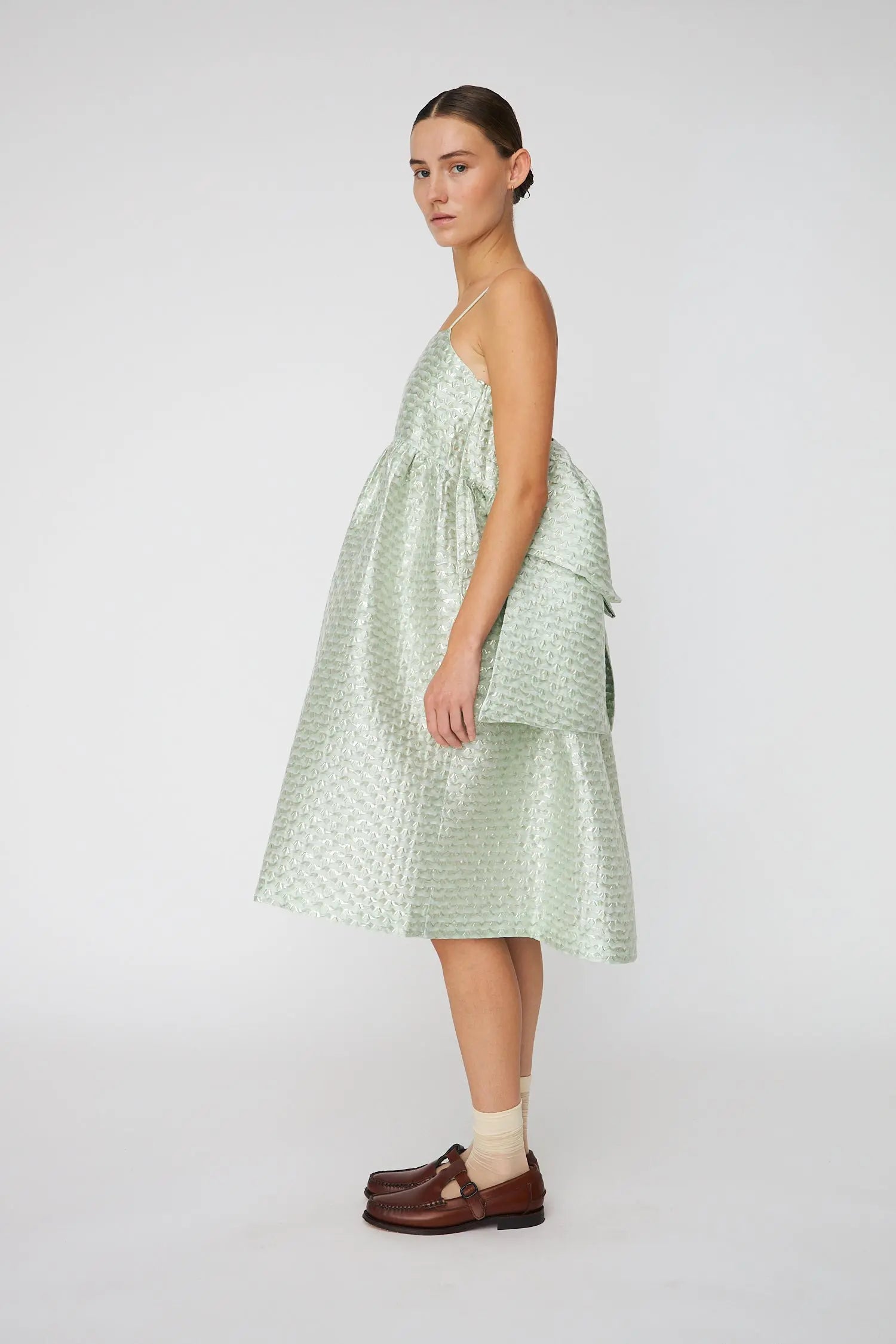 Stella Nova Bubble Dress with Straps Dress 236 Mint Tea