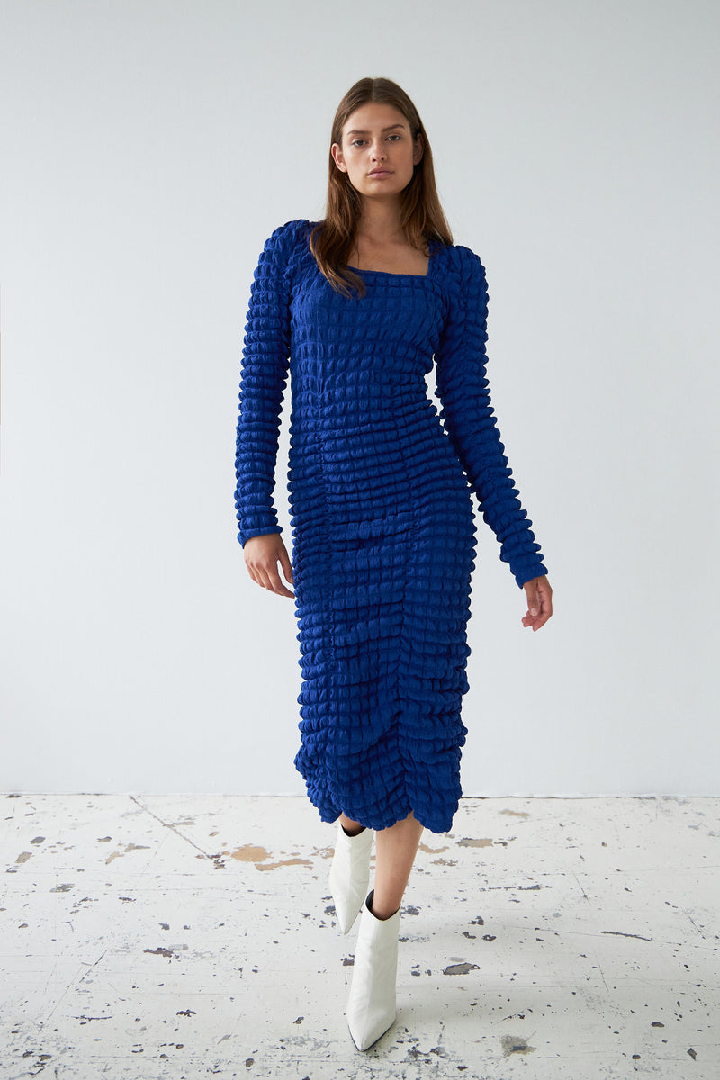 Stella Nova Bubble midi dress Dress 299 Monster Blue